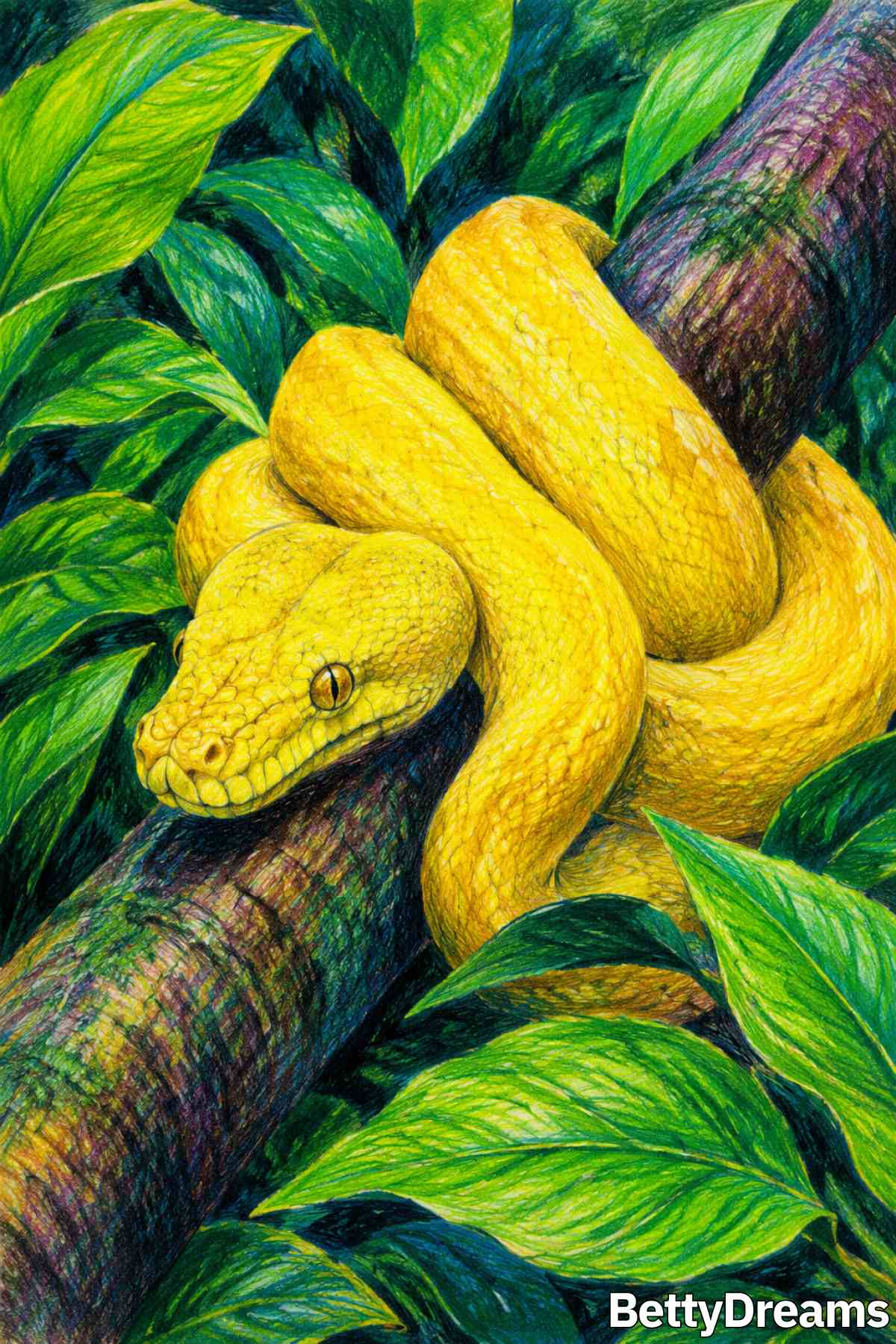 symbolism of a yellow snake in dreams