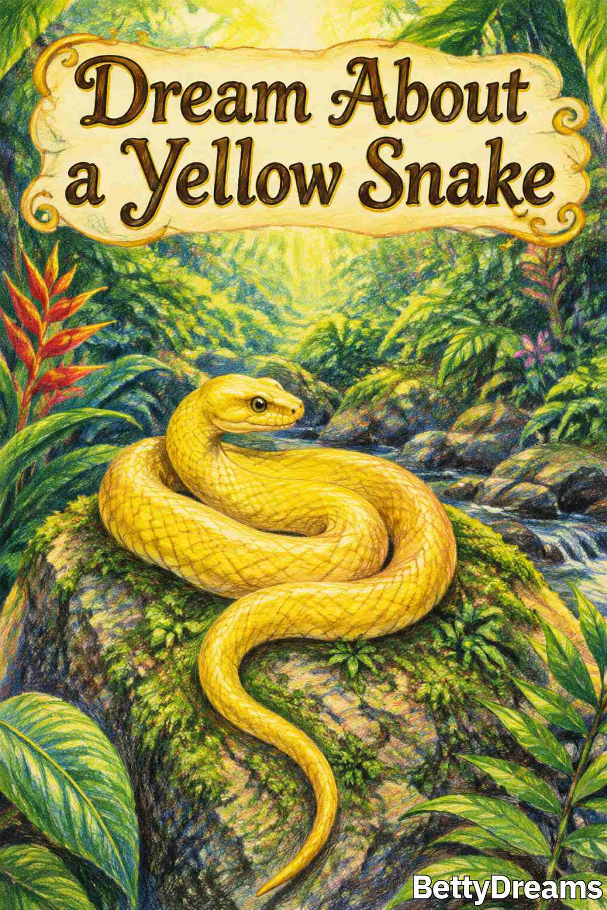 meaning of a yellow snake in a dream