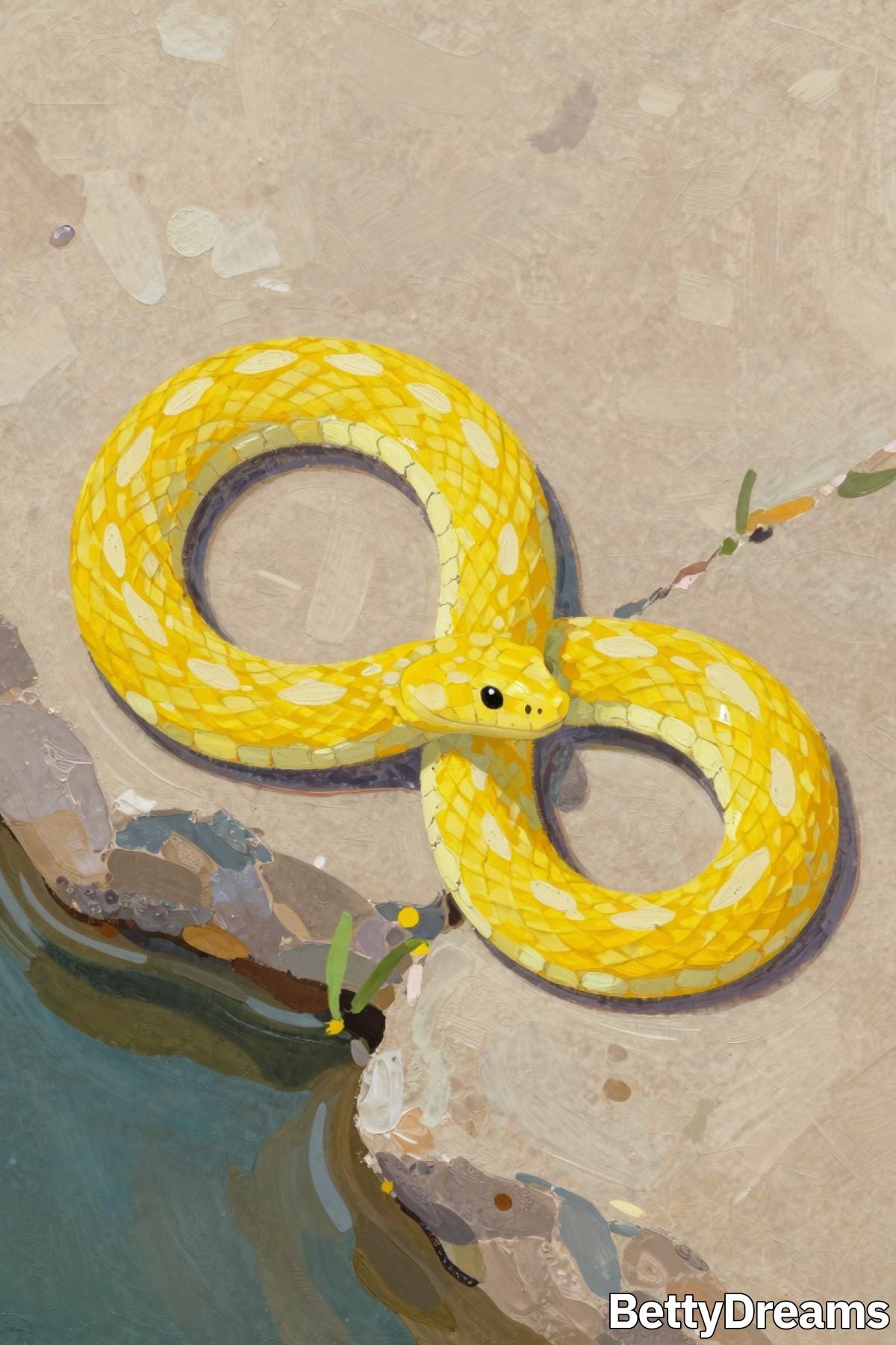 seeing a yellow snake in a dream
