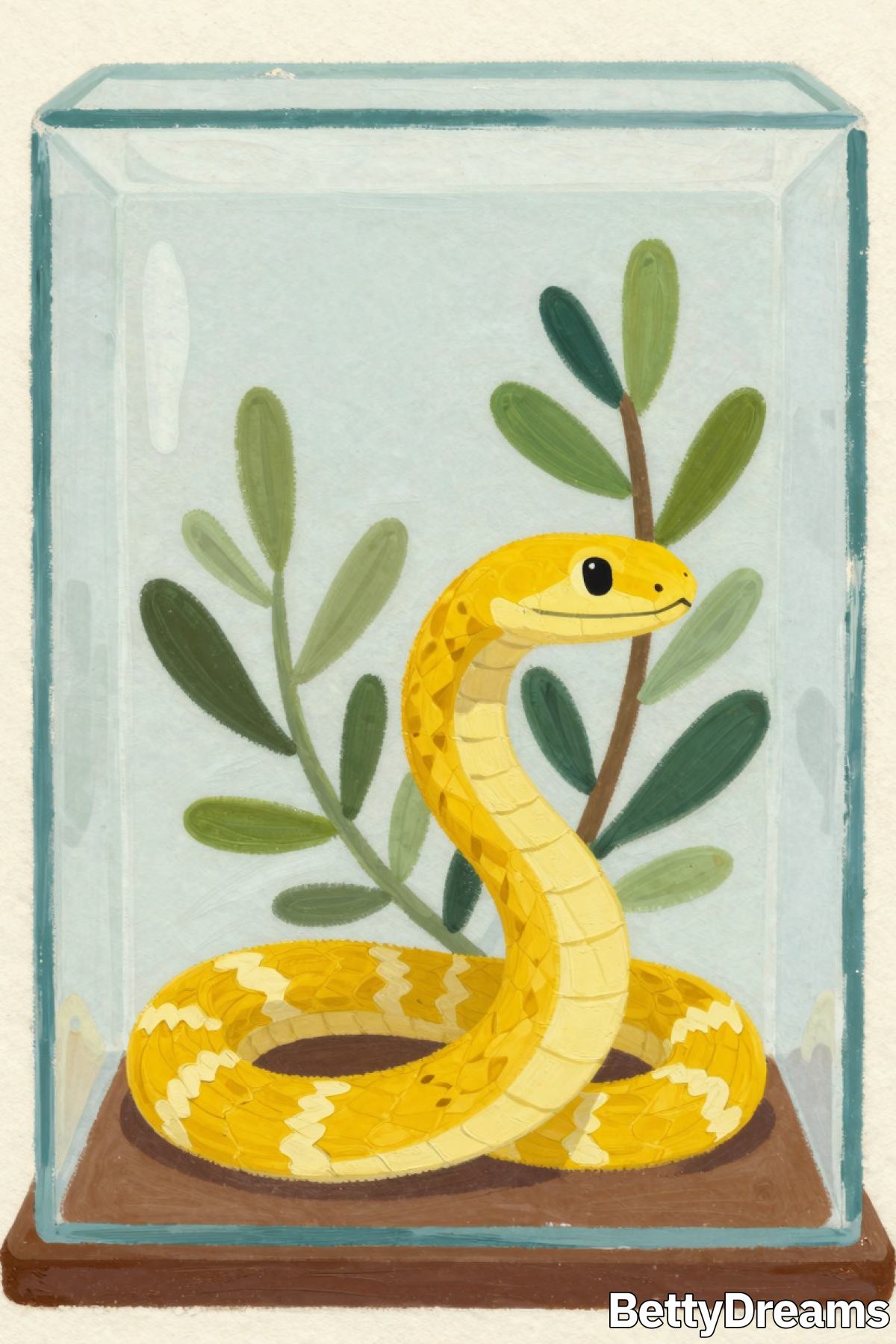 dreaming about a yellow snake