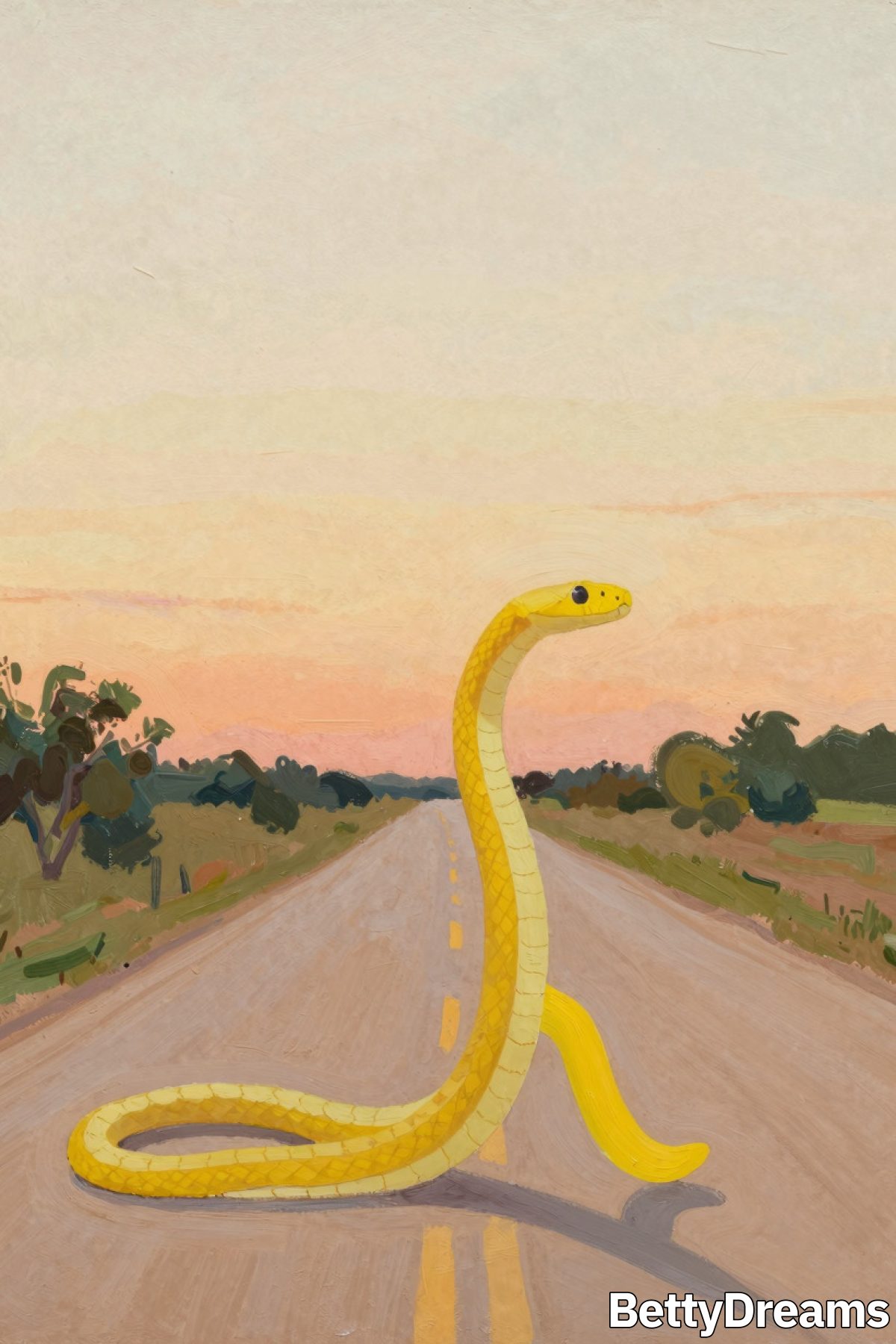 yellow snake in dream