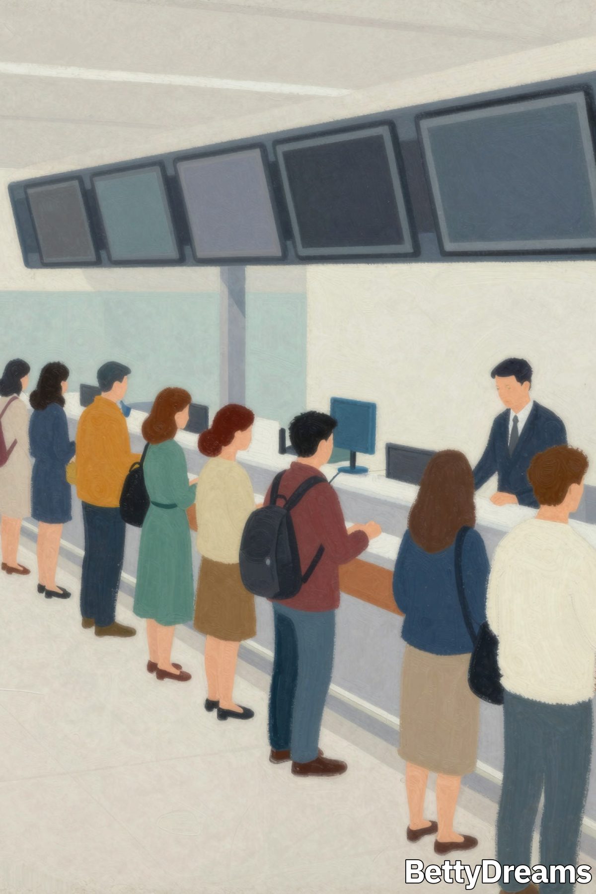 having a dream about an airport