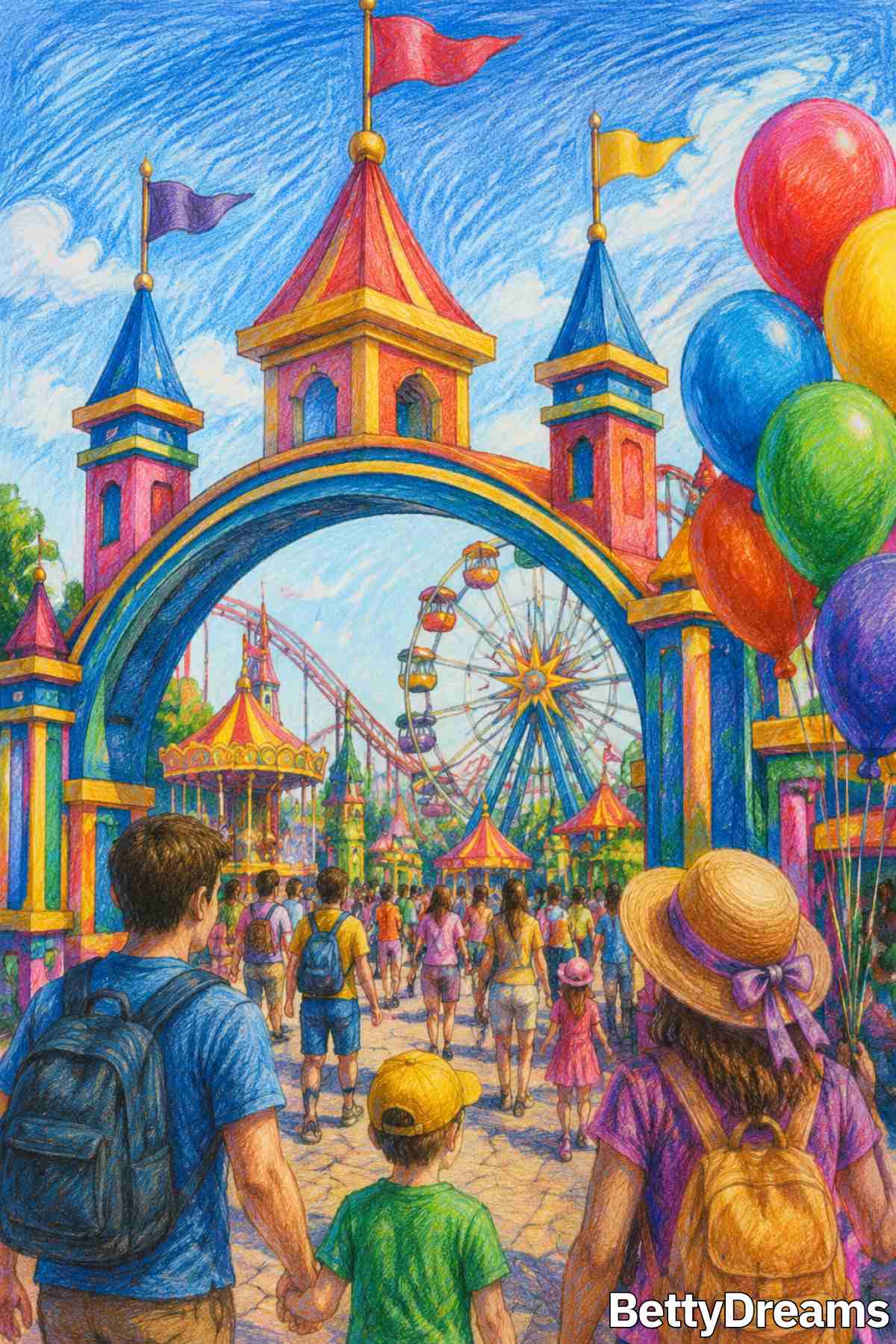 dreaming of amusement park rides