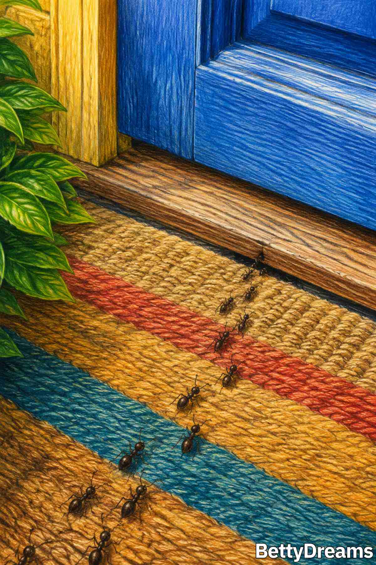 meaning of ants in house dream