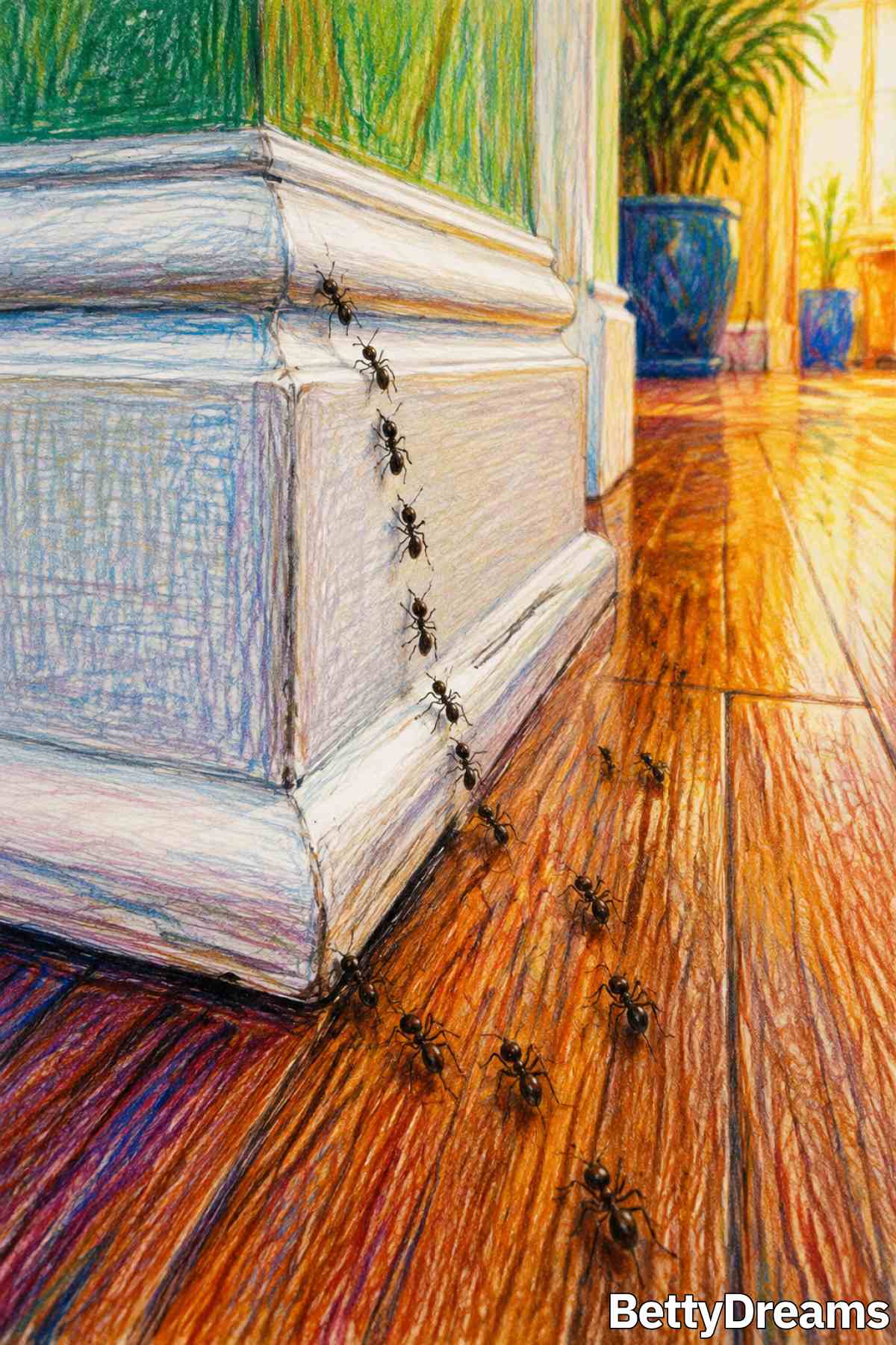 ants in a house dream