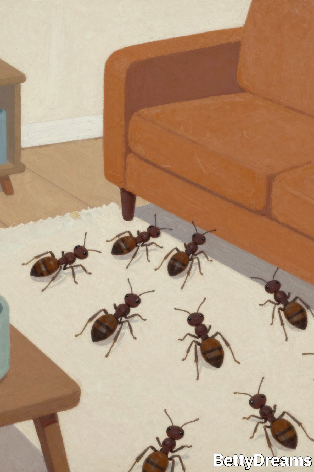 dream about ants in house