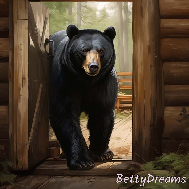 dream about bear trying to get in house