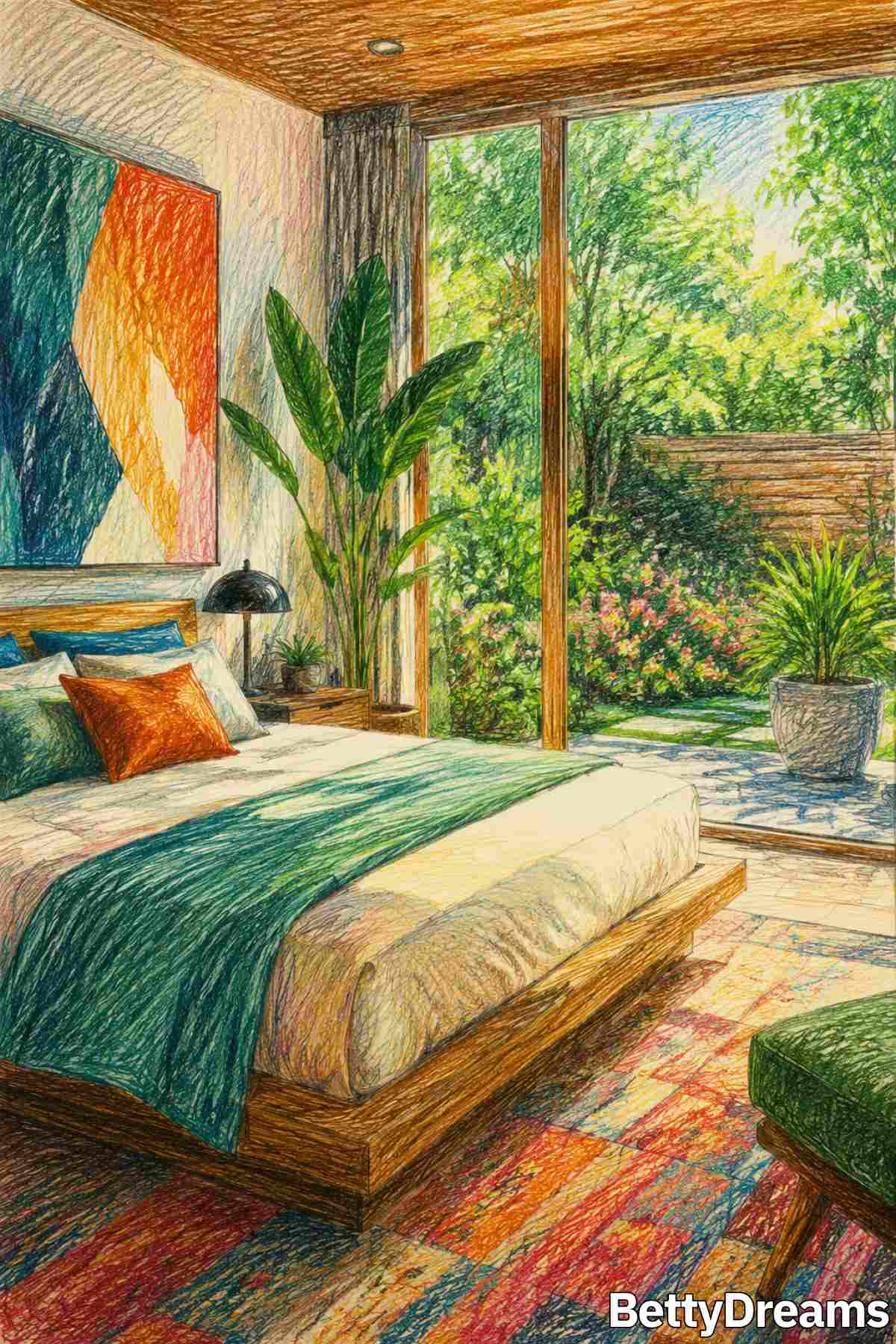 having a dream about a bedroom