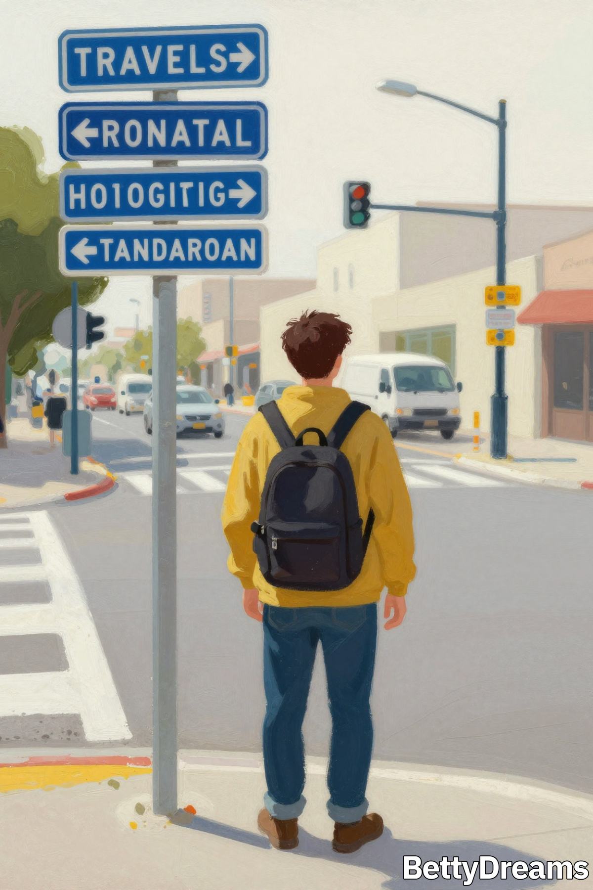 being lost in a strange city in a dream