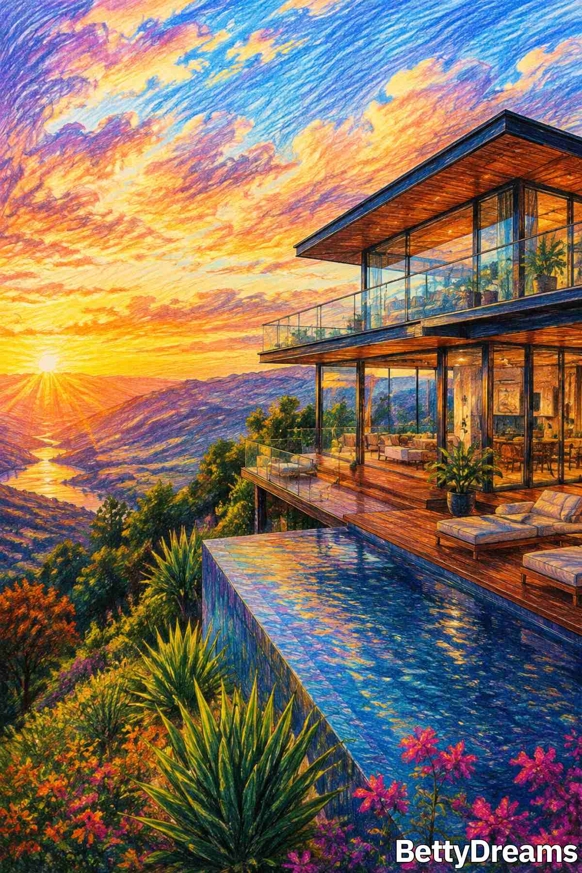 dreaming about a big house