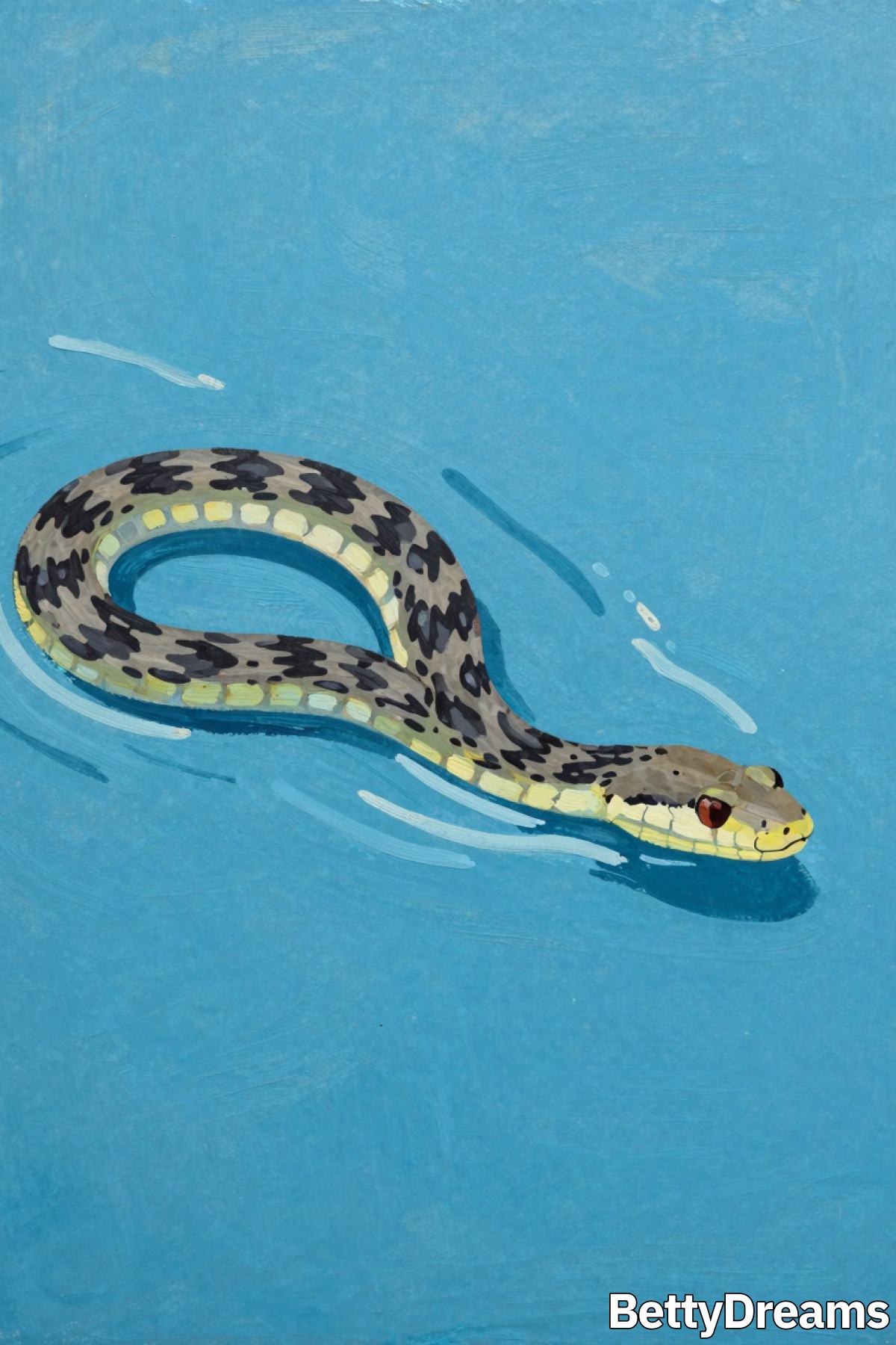 dreaming of a large snake