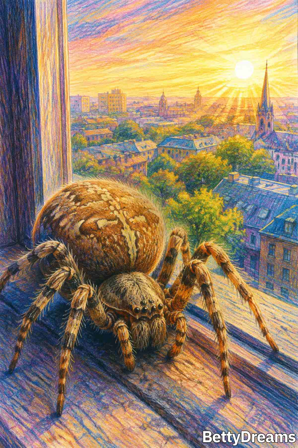meaning of big spiders in dreams