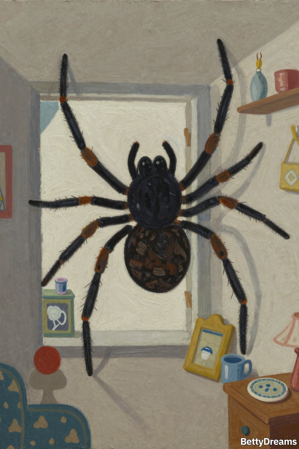 big spiders in dream