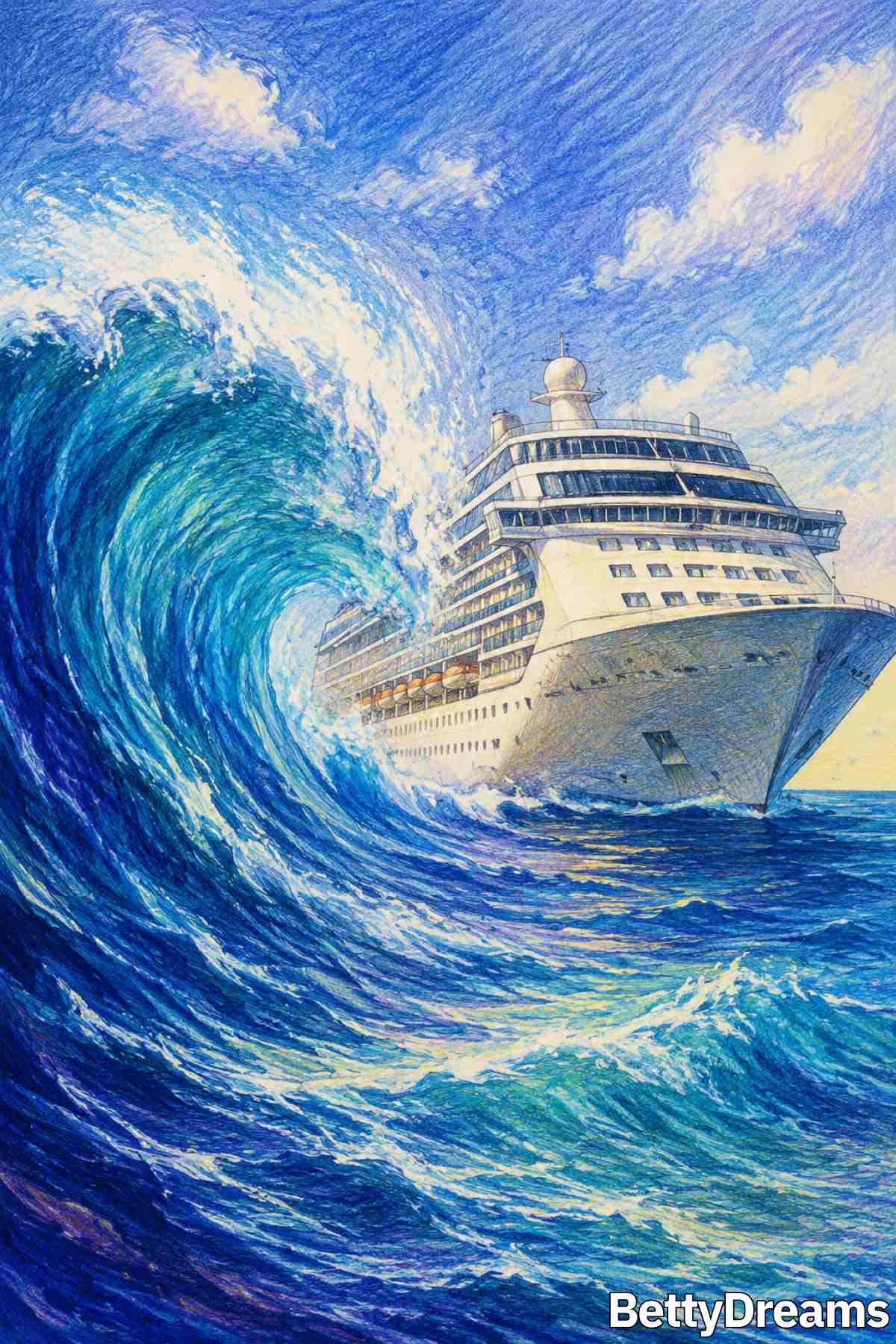 big waves in a dream