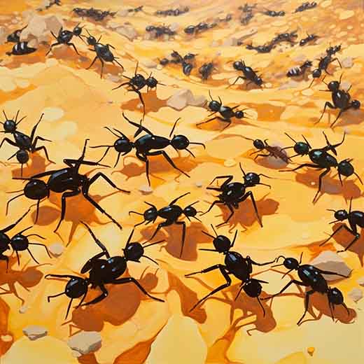 dream about black ants