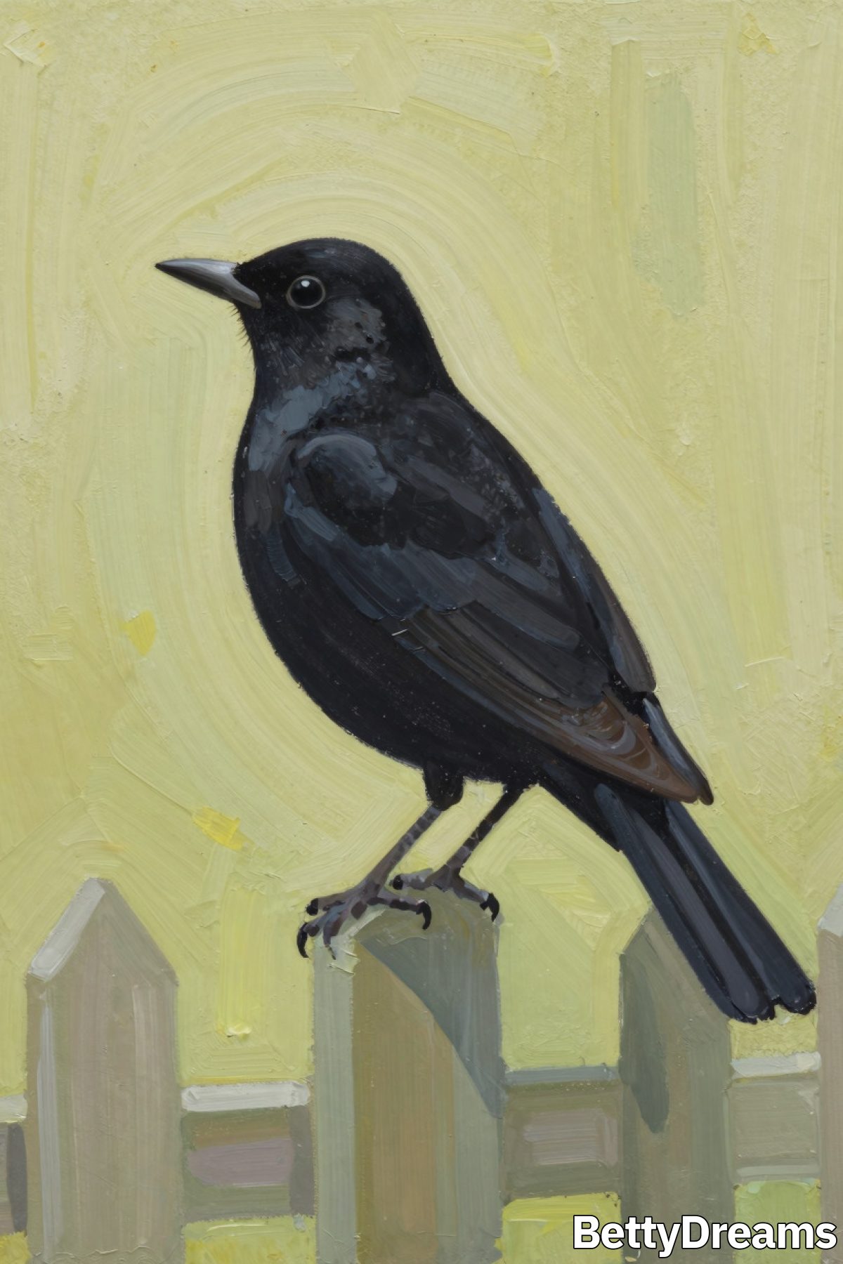 having a dream about a black bird