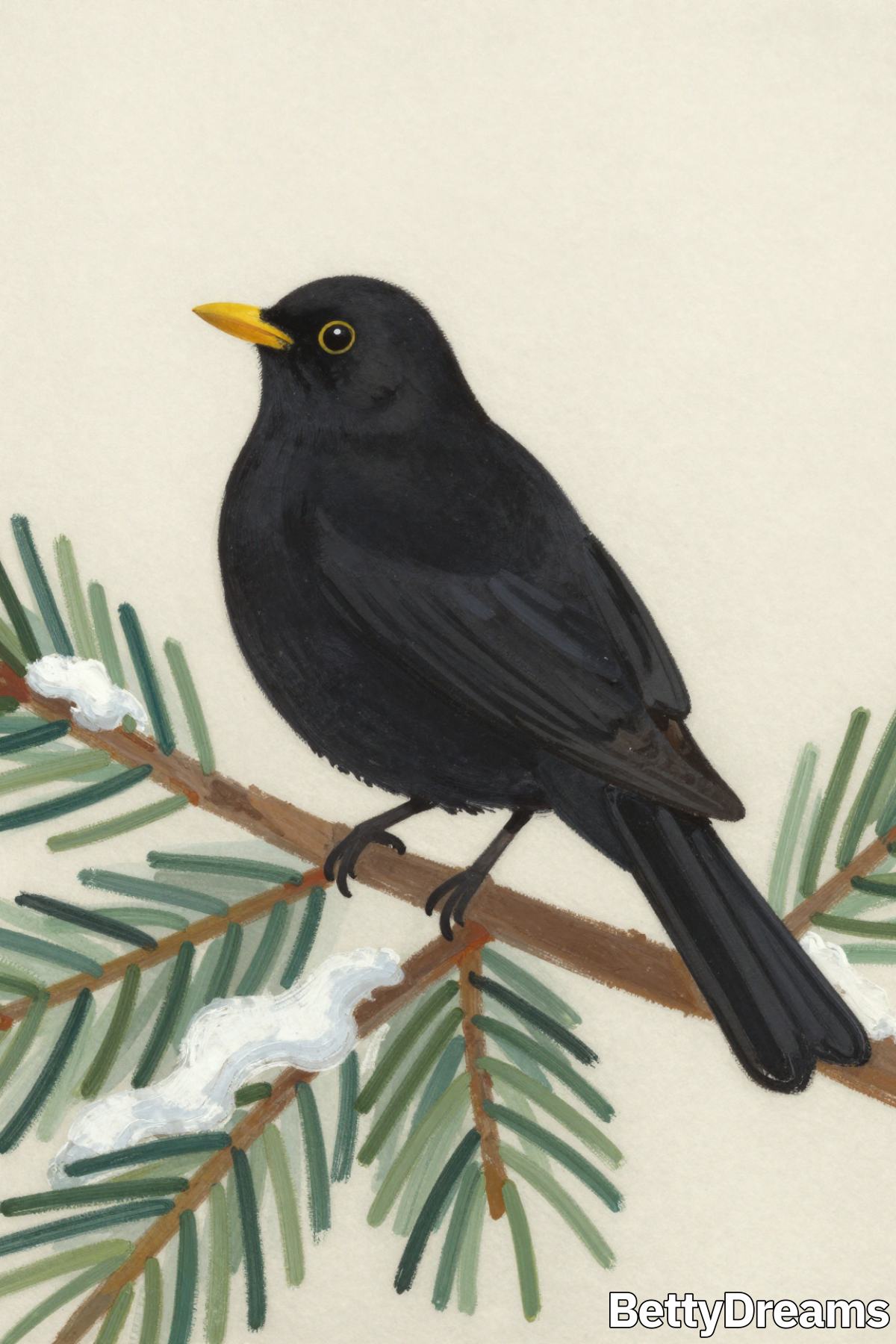 symbolism of black bird in dreams