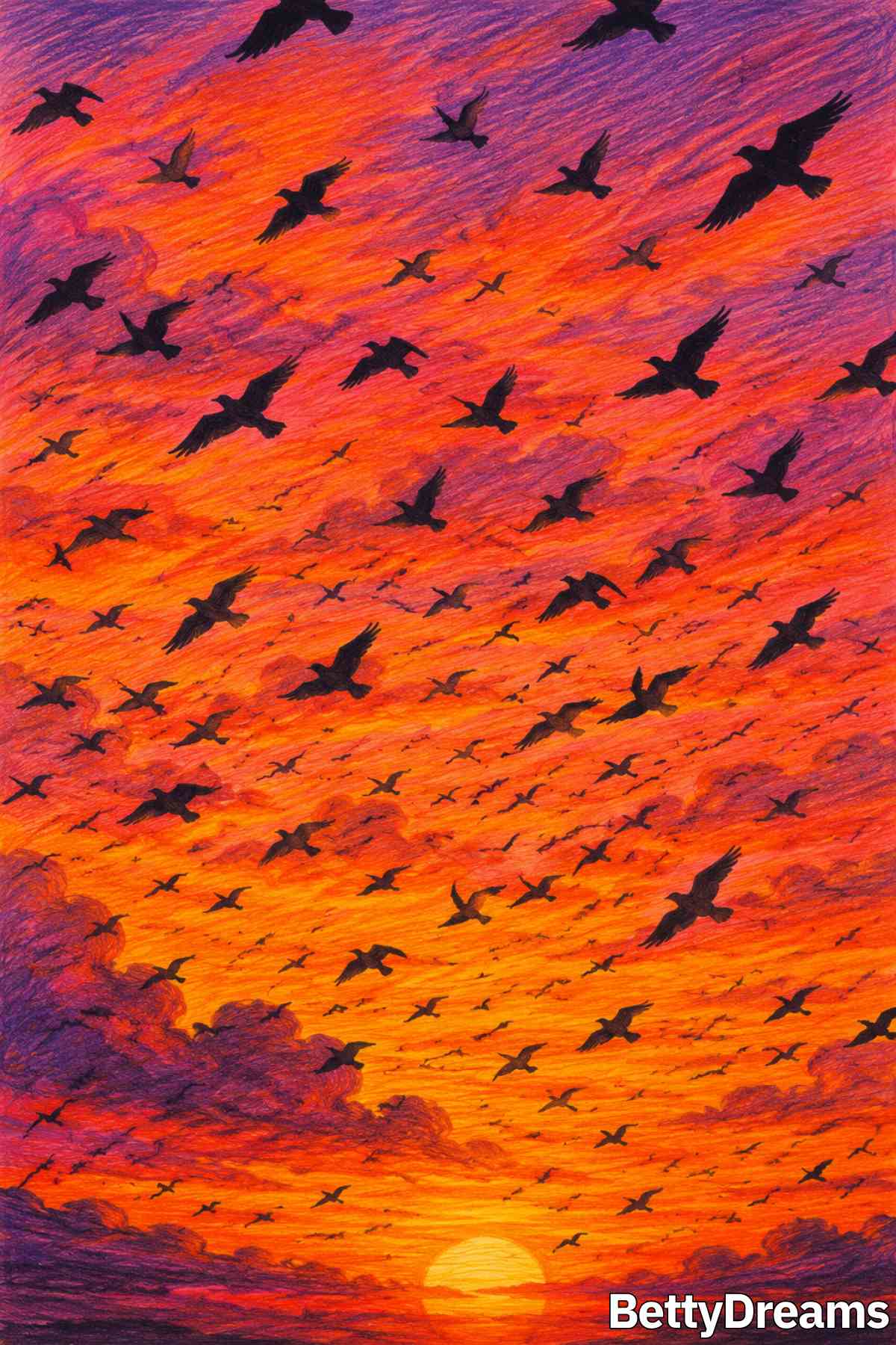 dreaming about black birds