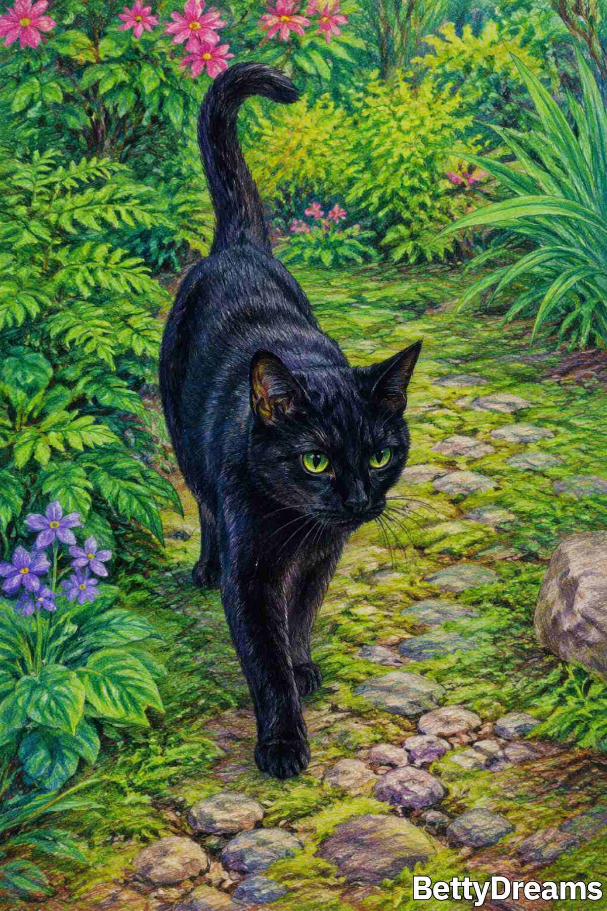 seeing a black cat in a dream