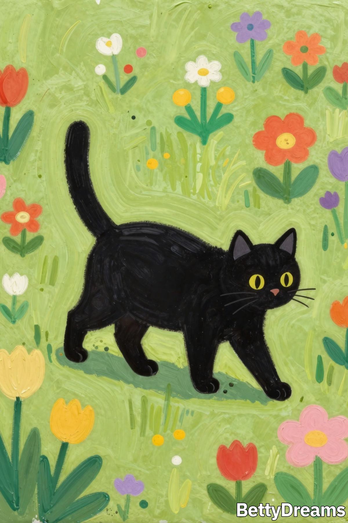 having a dream about a black cat