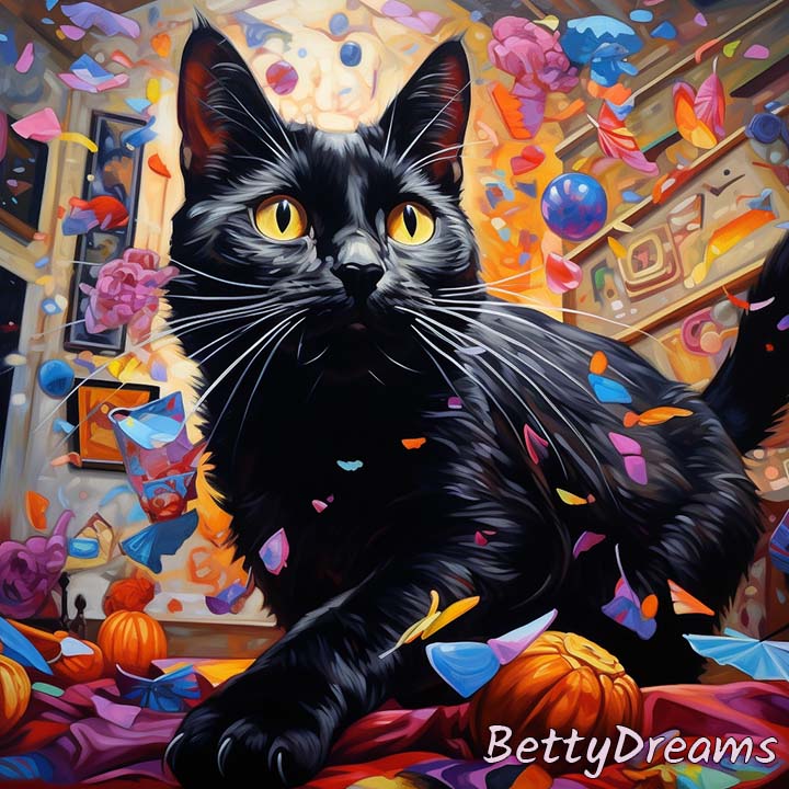 dream about black cat 