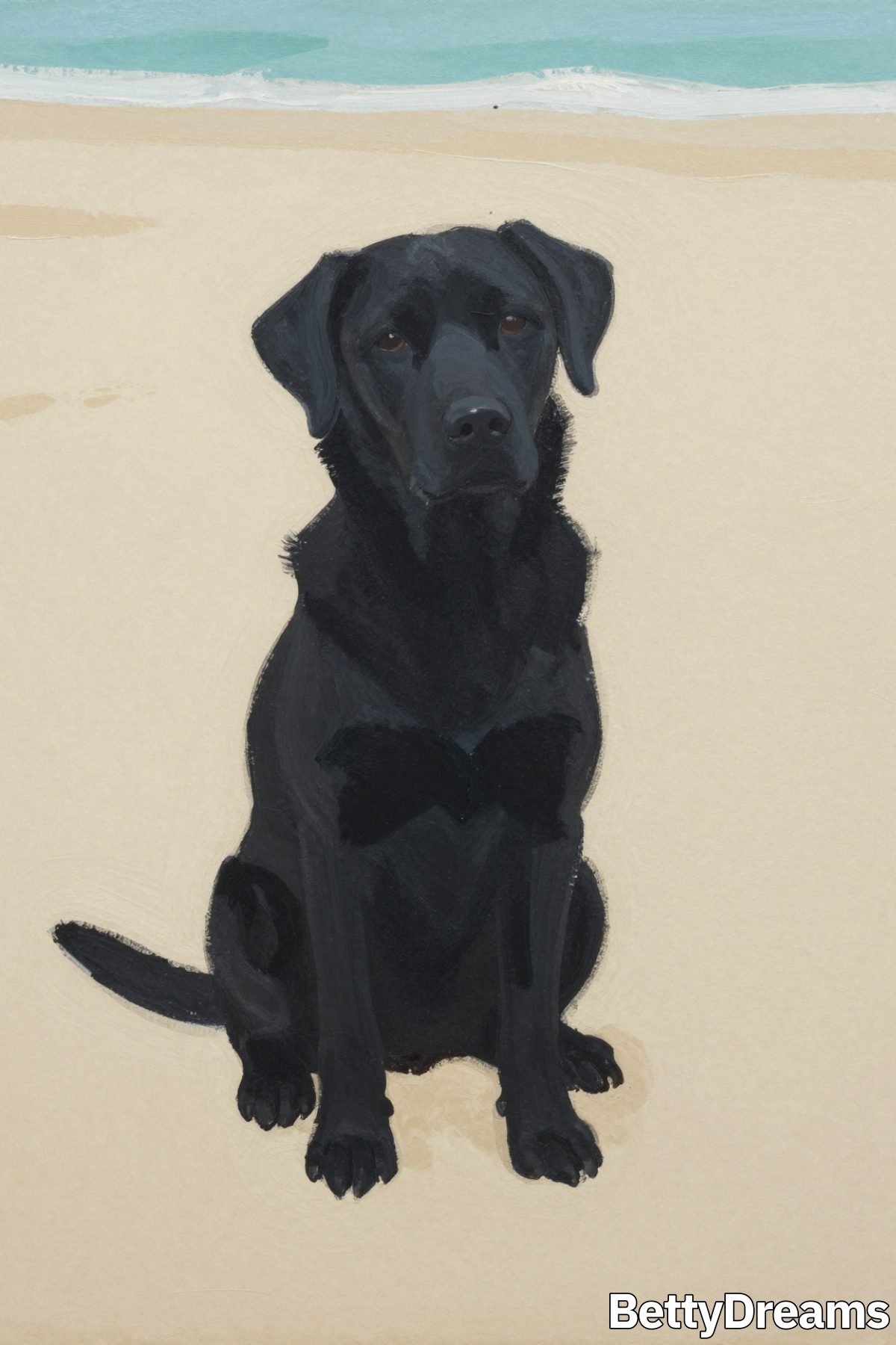 black dog in dream