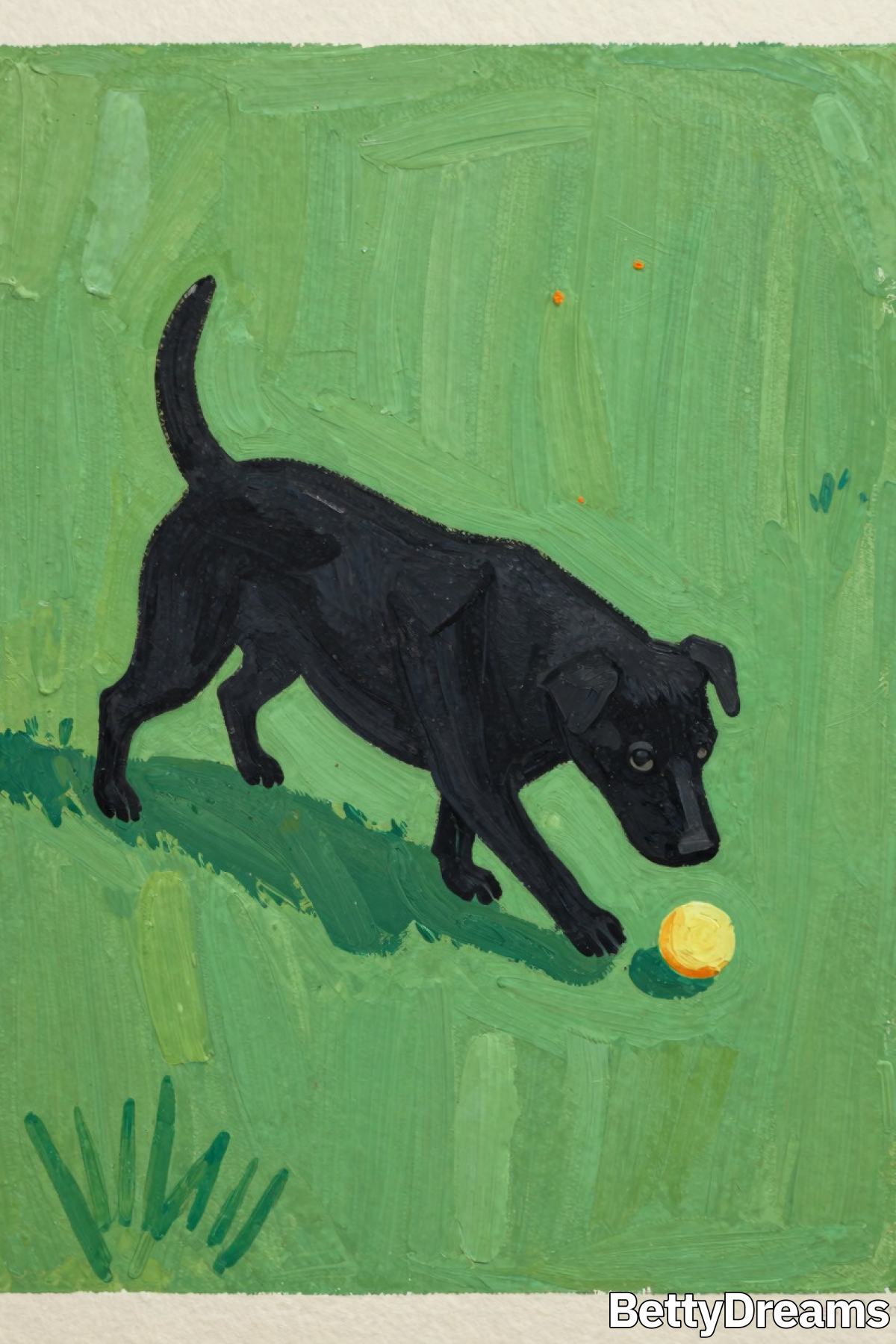 dream about black dog
