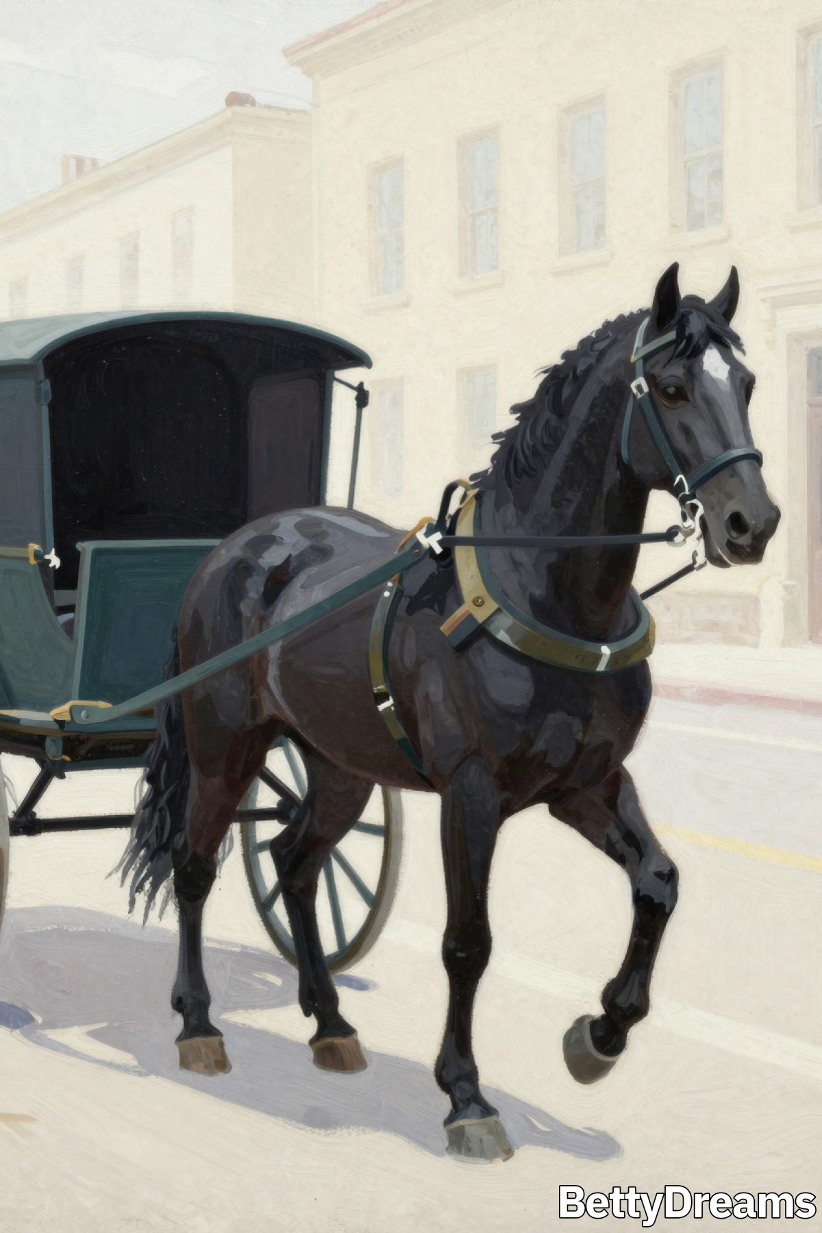 spiritual meaning of black horse in dream