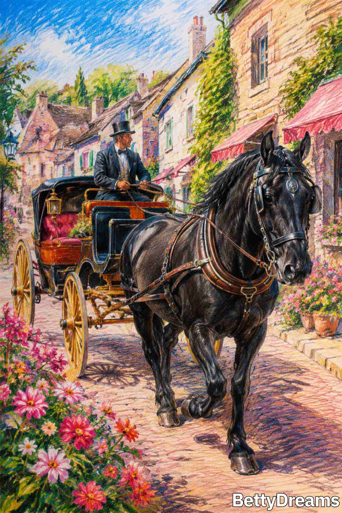 seeing a black horse in a dream