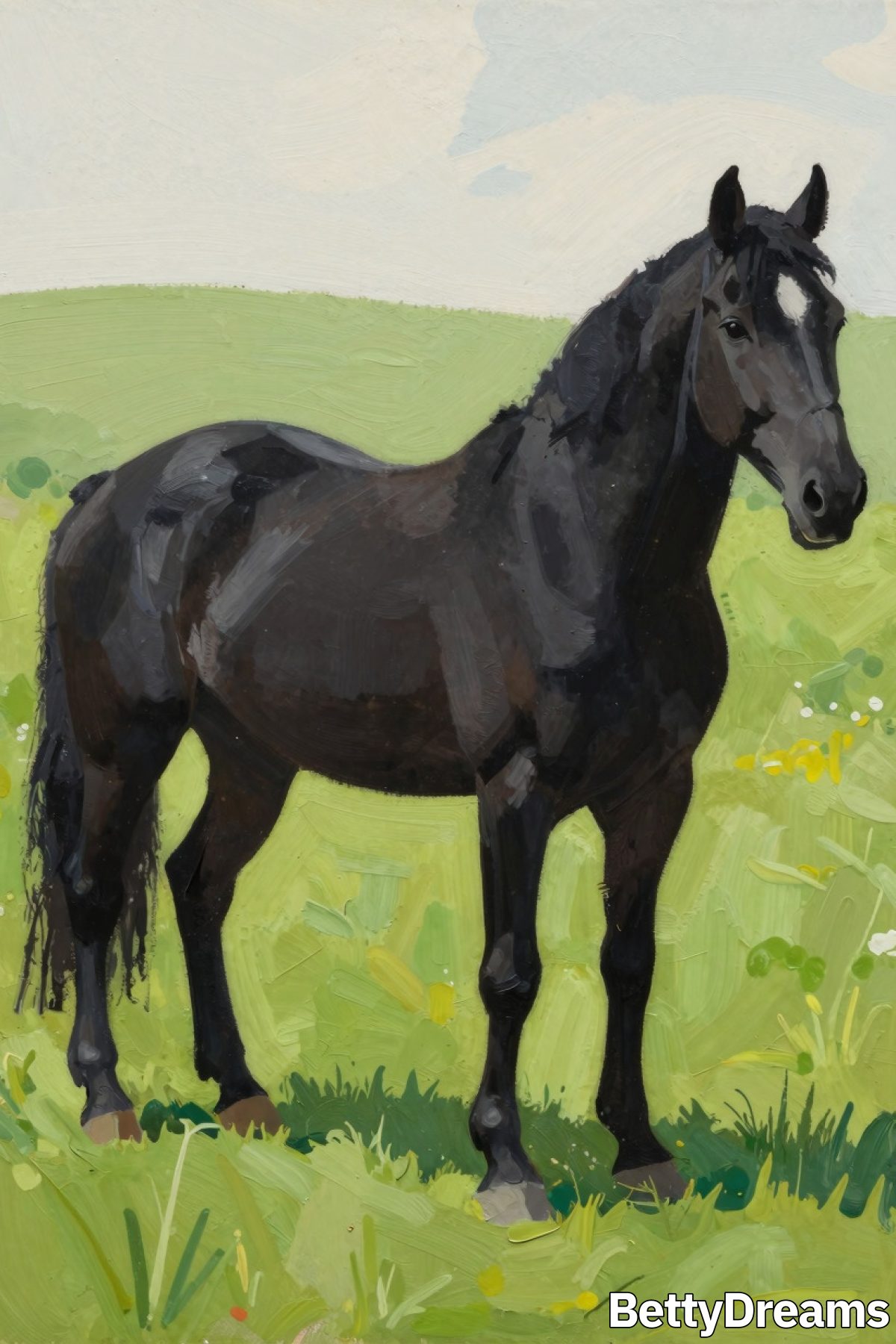 black horse in dream