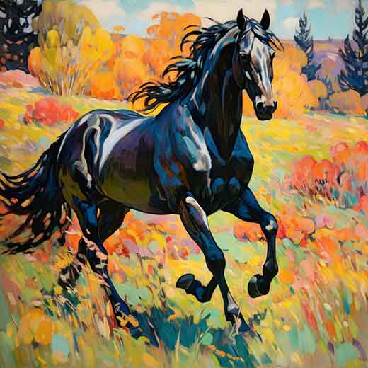 dream about black horse