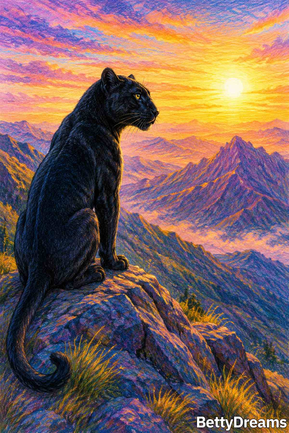 having a dream about a black panther