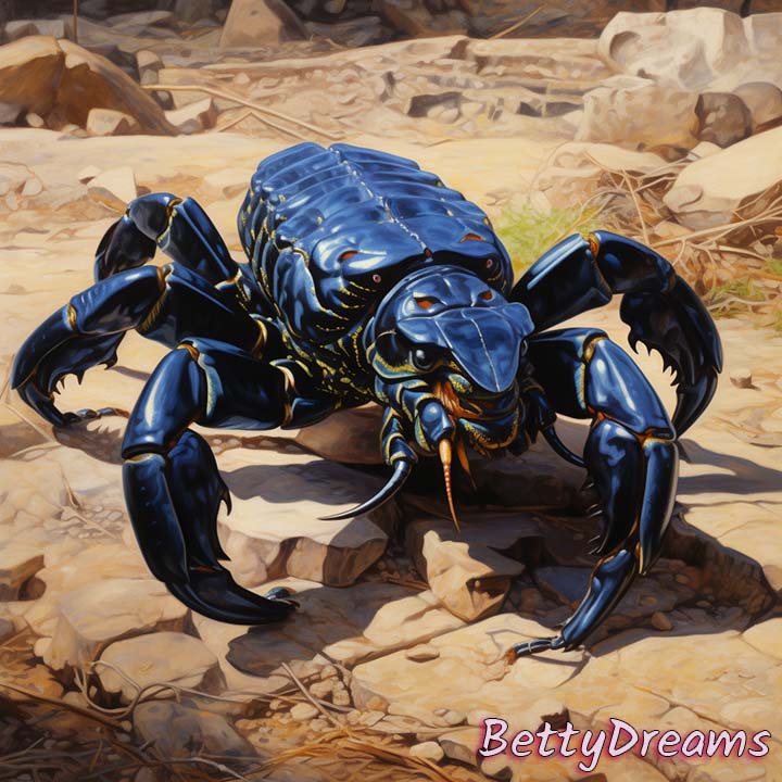 dream about black scorpion 