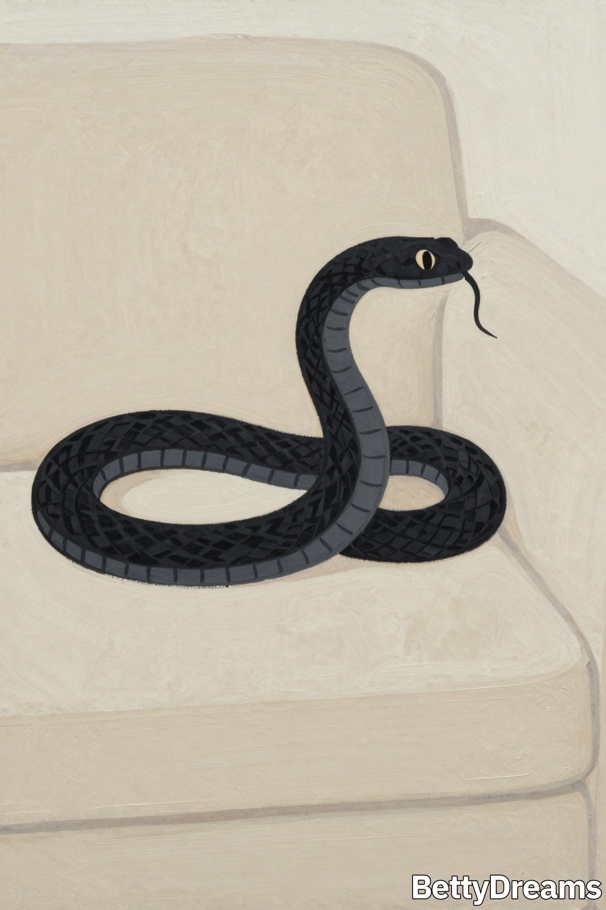 meaning of black snake in house dream