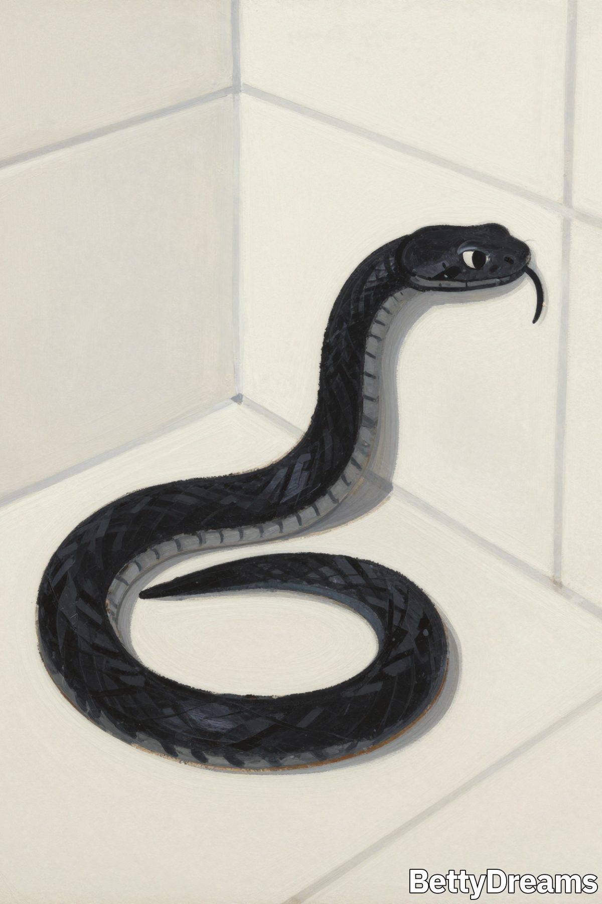 black snake in house dream