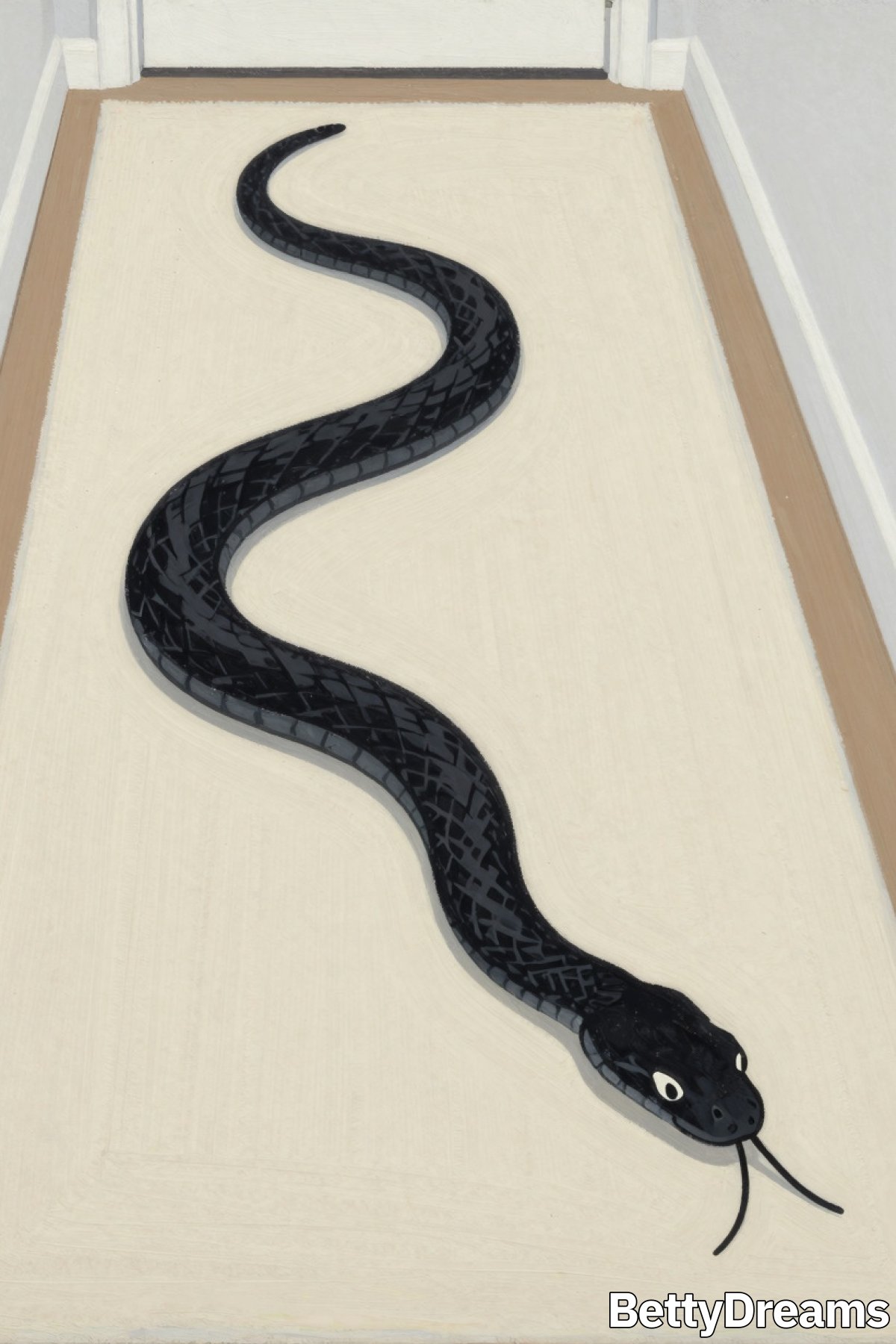 what it means to dream of a black snake in the house
