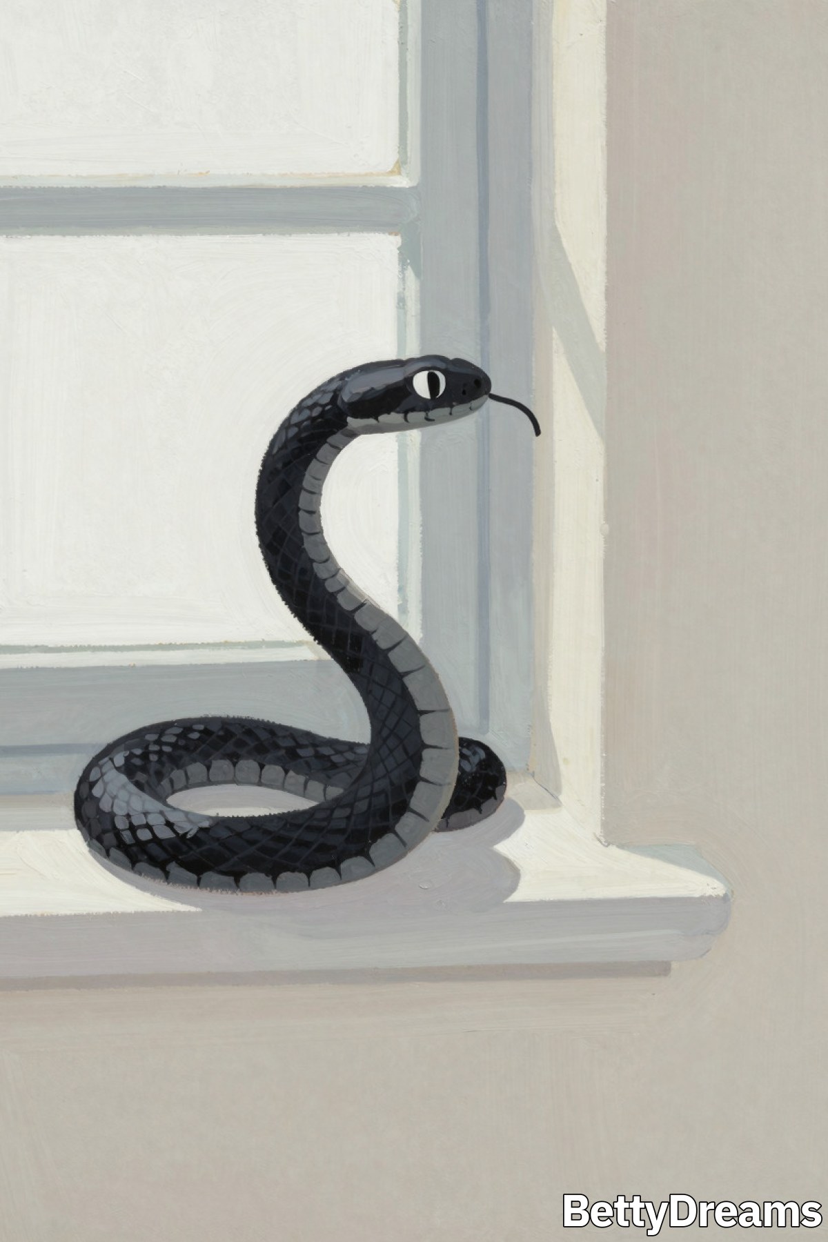 dream about black snake in house