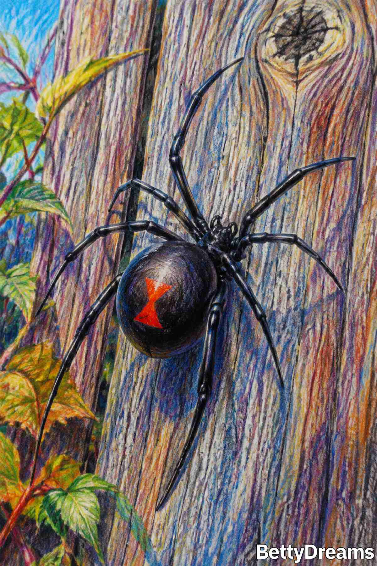 dreaming about black widows