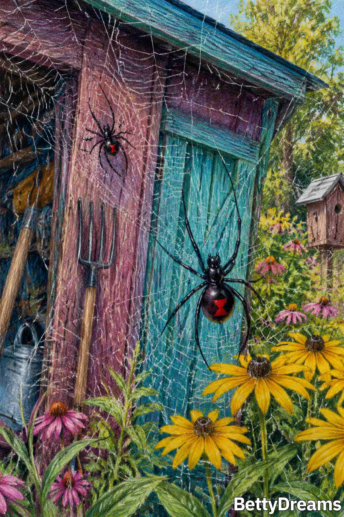 interpretation of a black widow dream