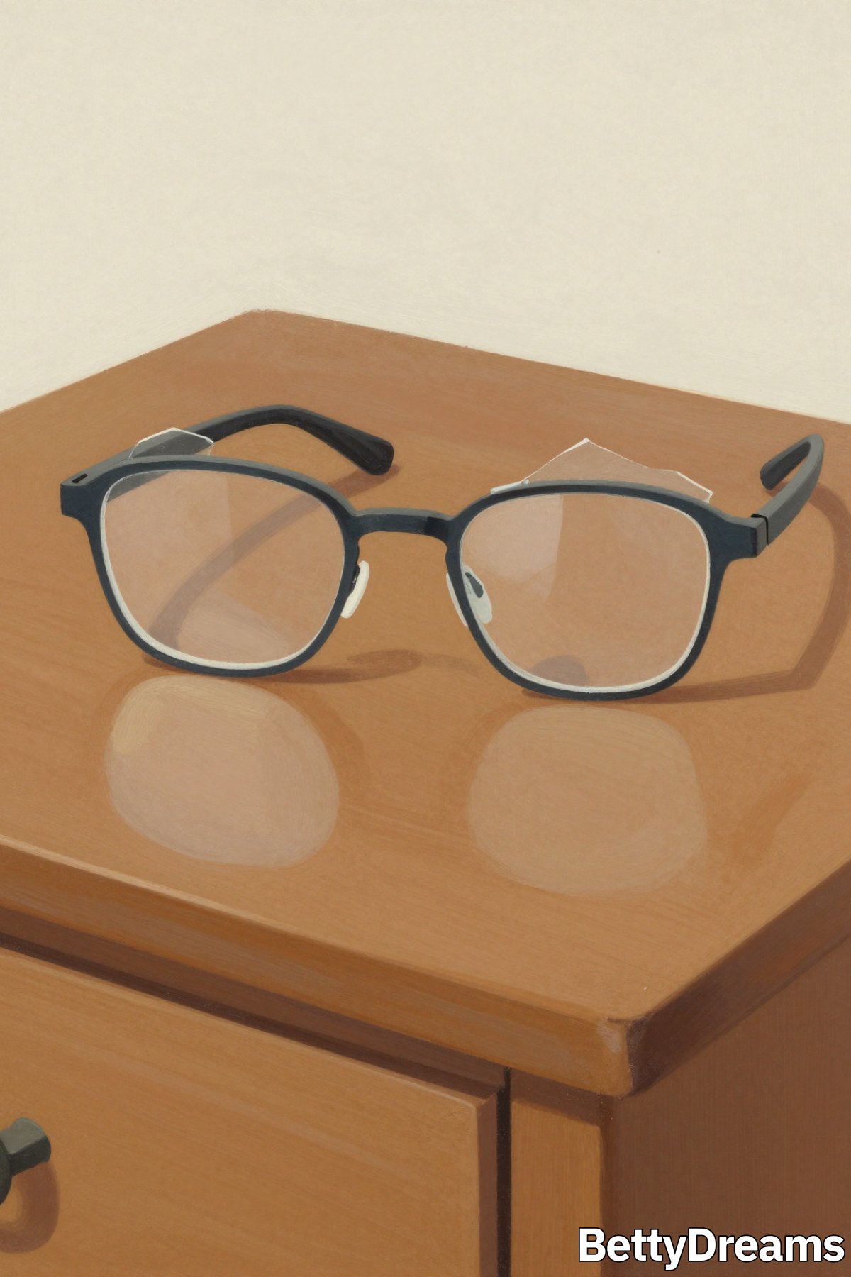 seeing broken glasses in a dream