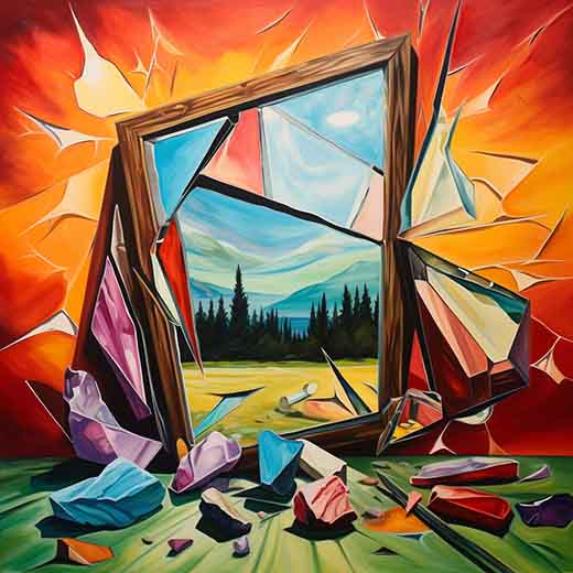 dream about broken mirror