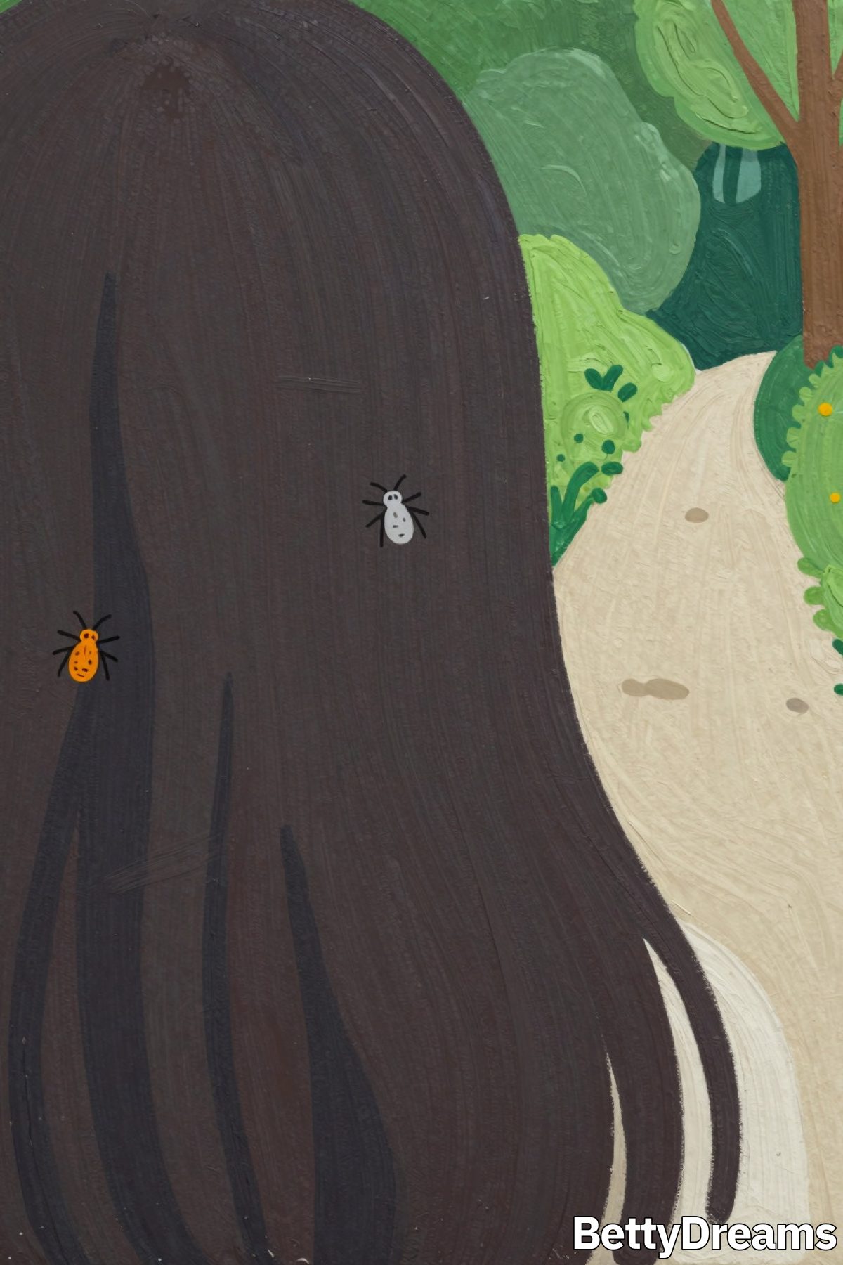 seeing bugs in hair in a dream