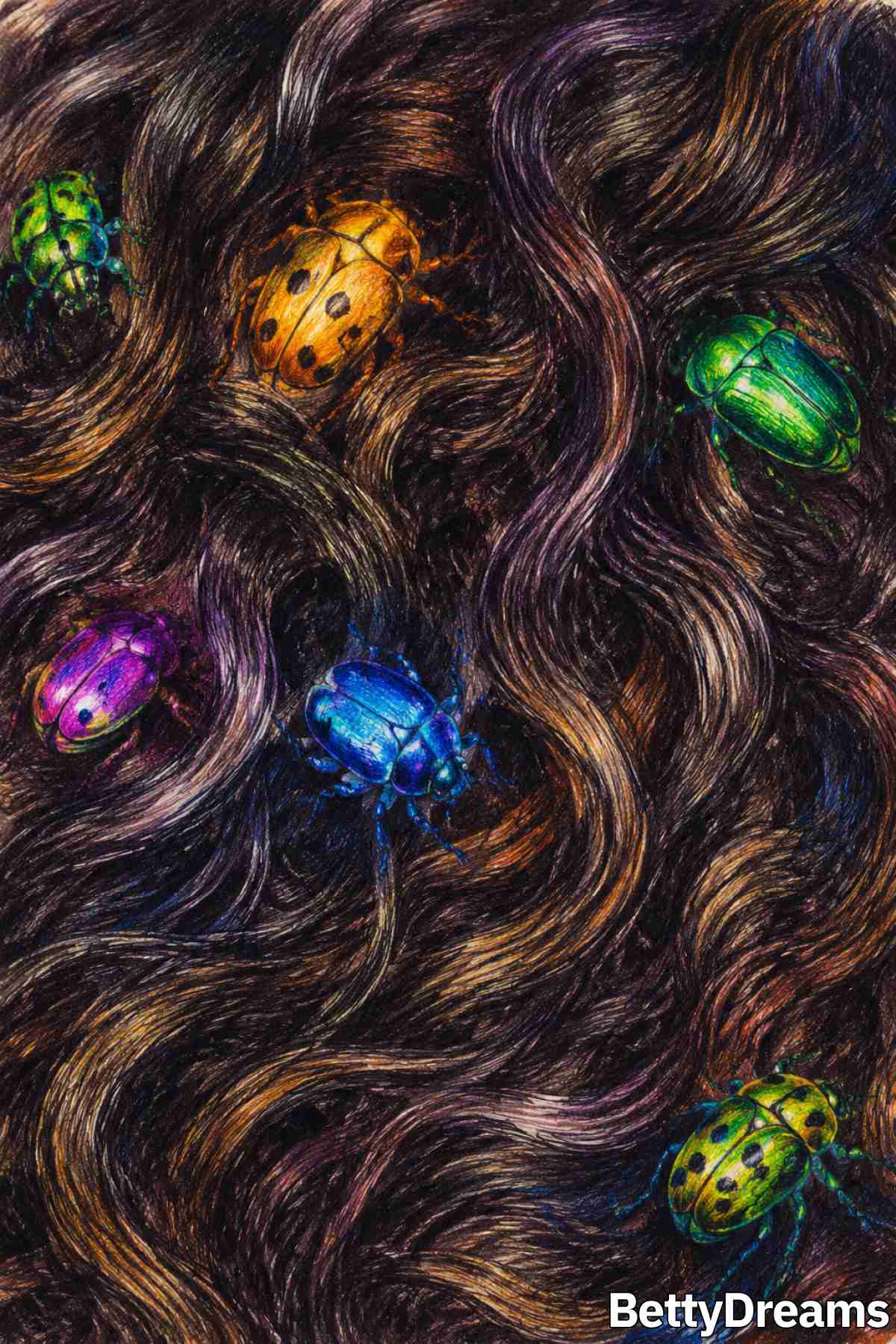 bugs in hair dream meaning