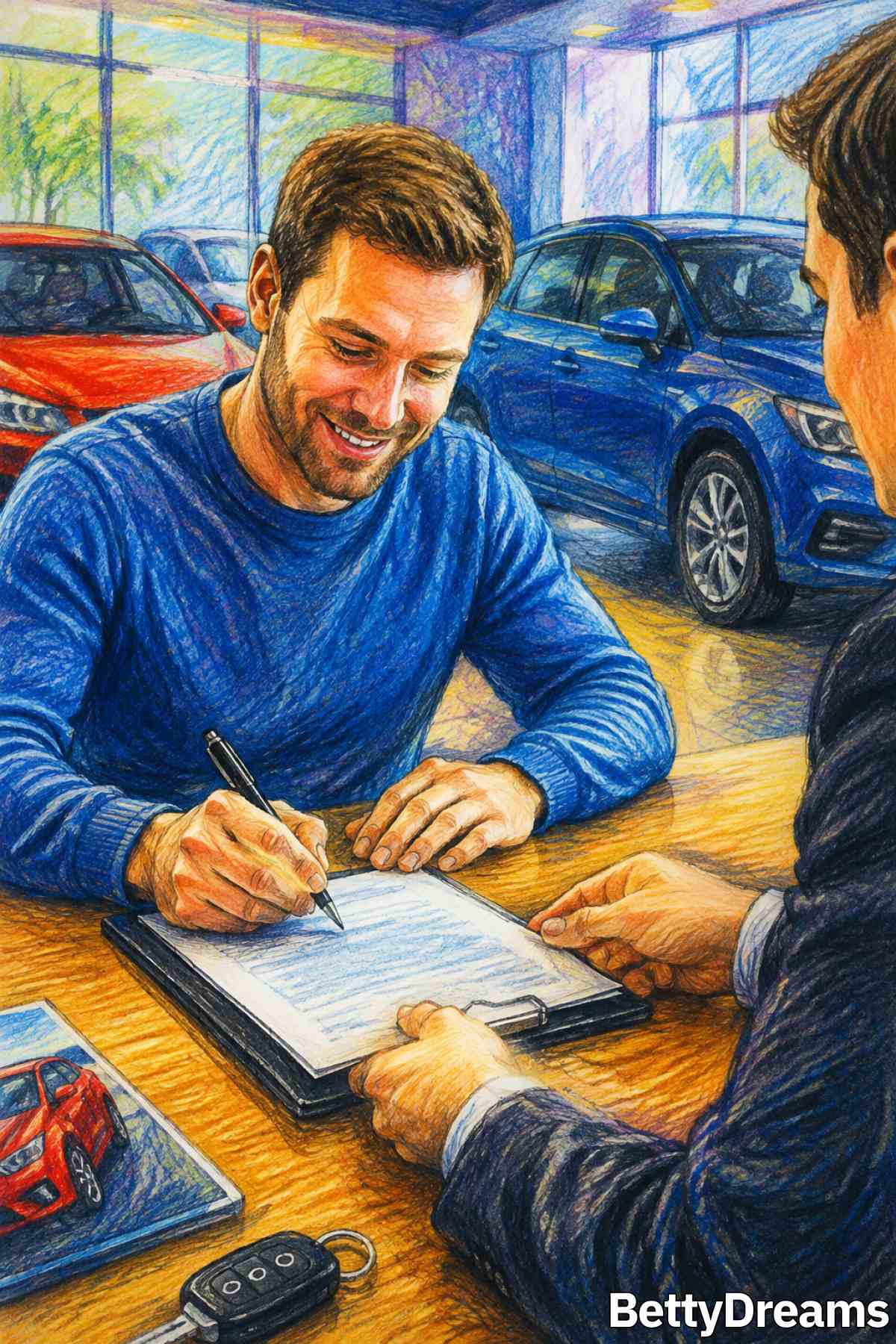 dream about buying a car