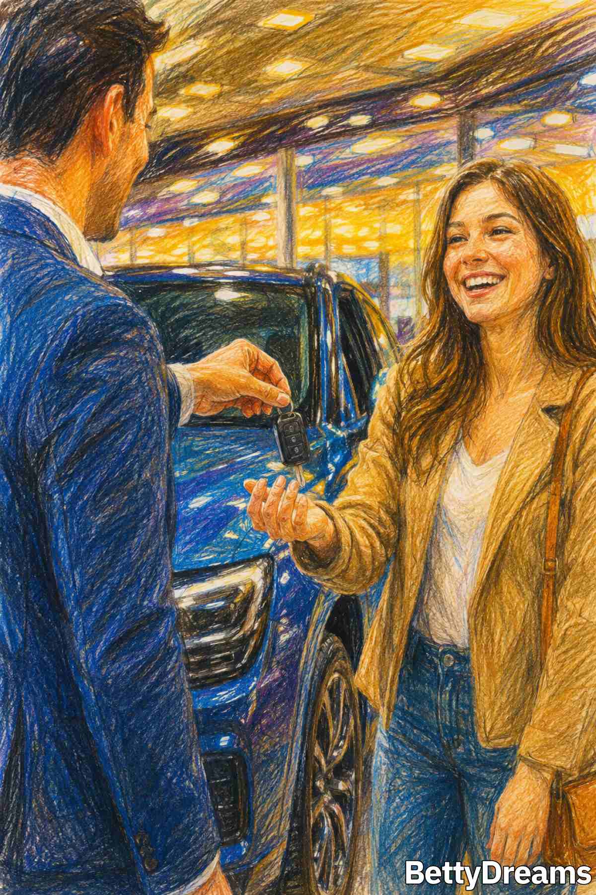 buying a car in a dream