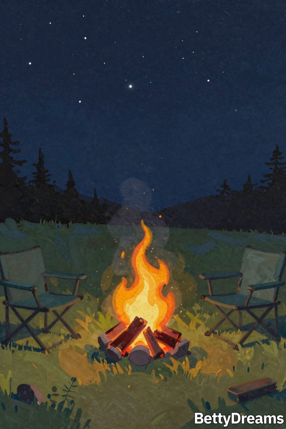 dream about camping