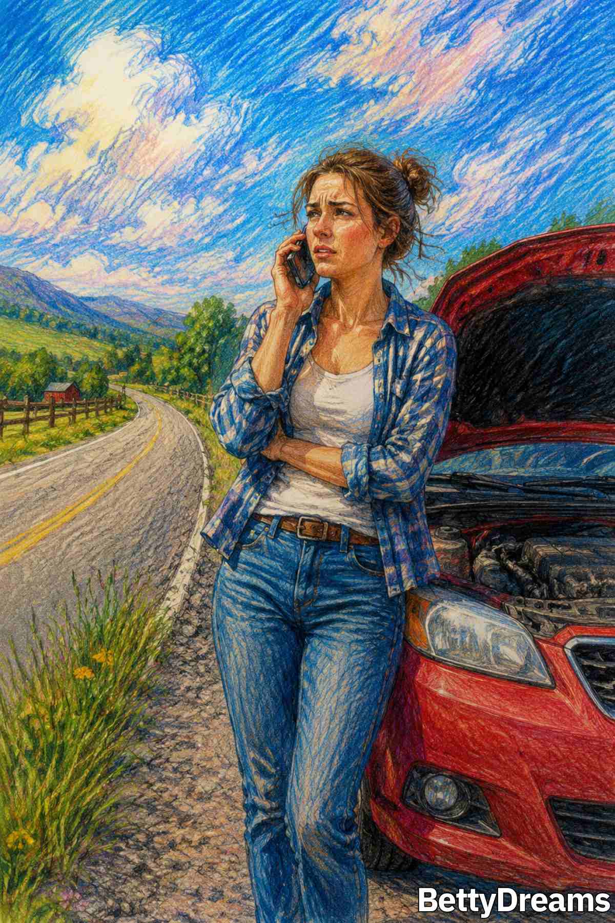 meaning of a car breaking down in a dream