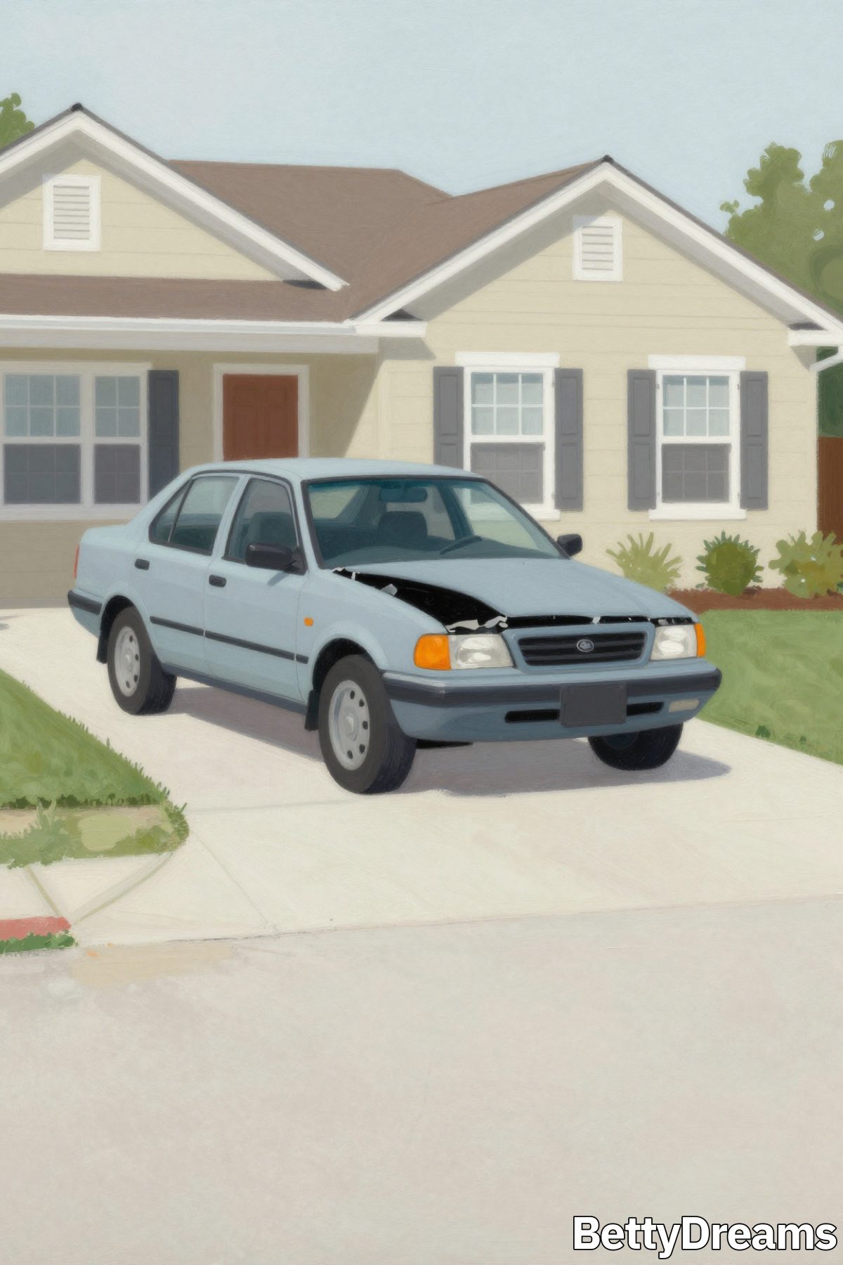 having a dream about car trouble