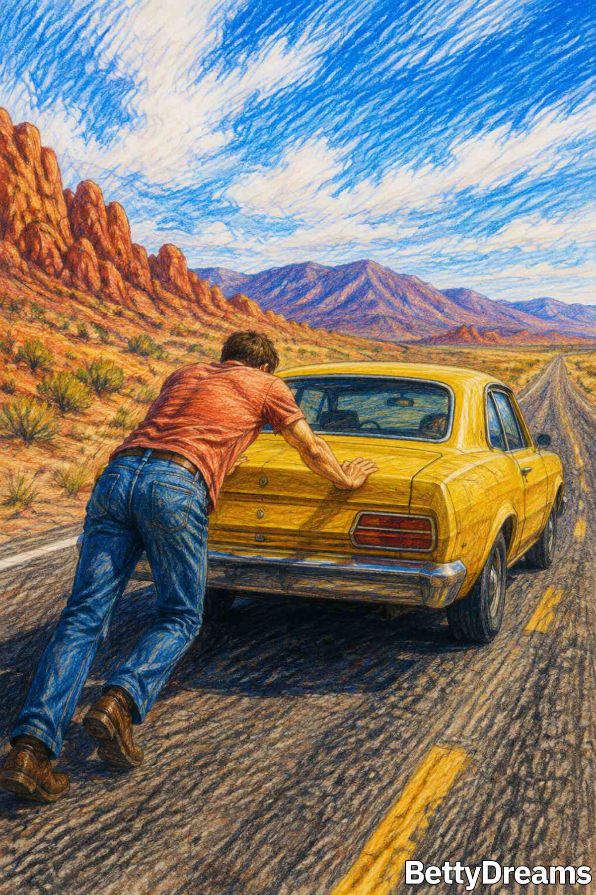 dream about car breaking down