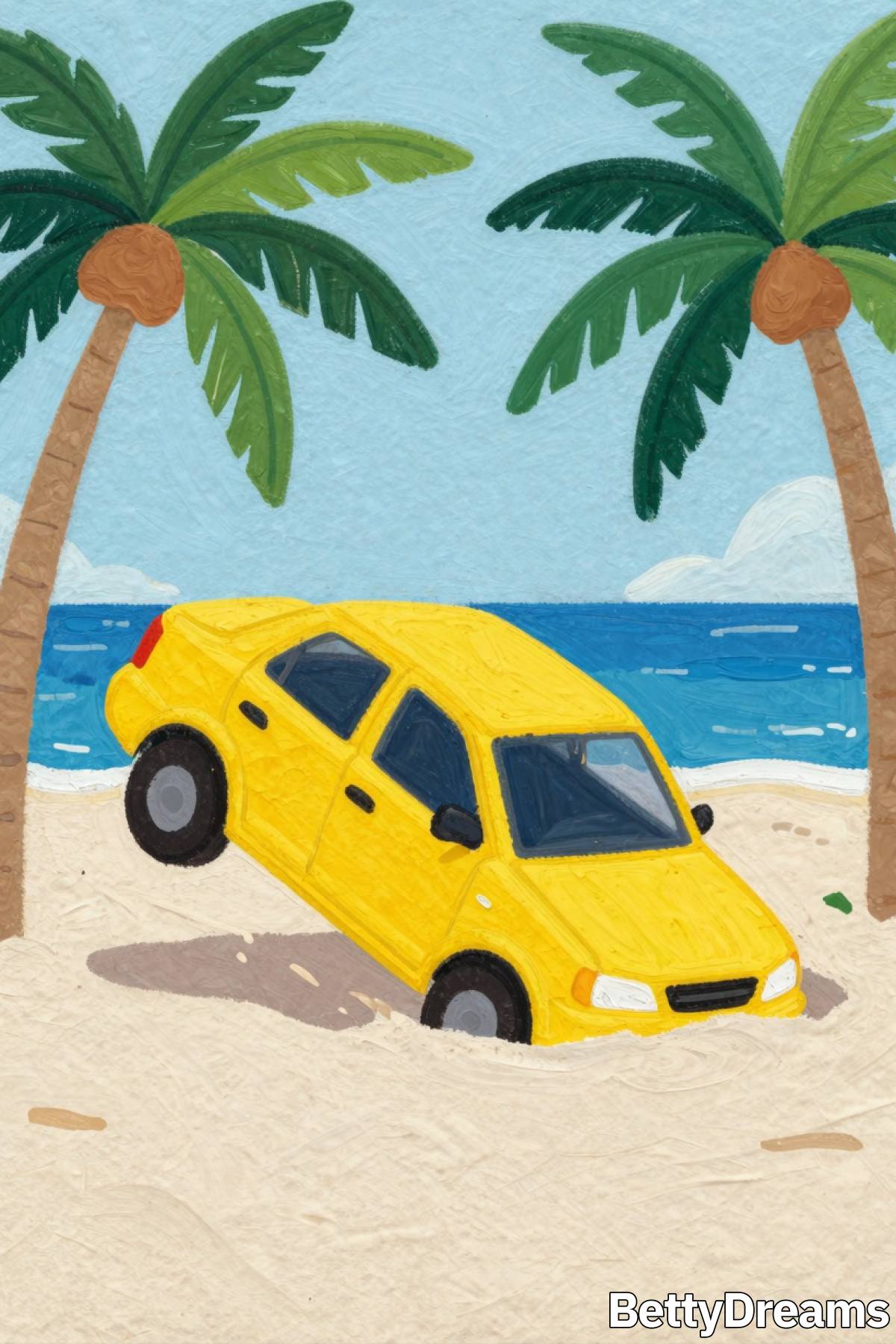 dreaming about a car sinking in water